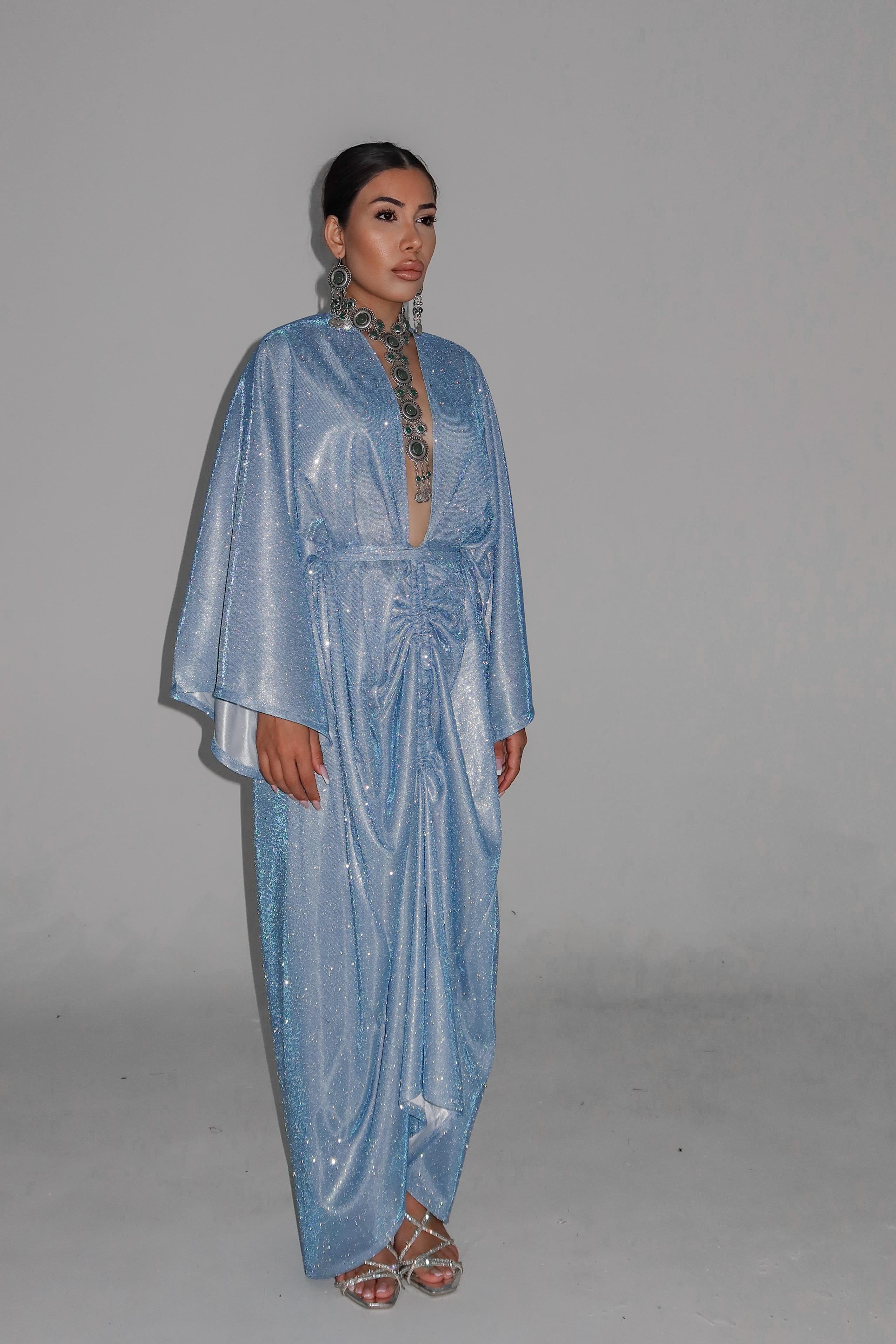 Simli Doha Model Elbise