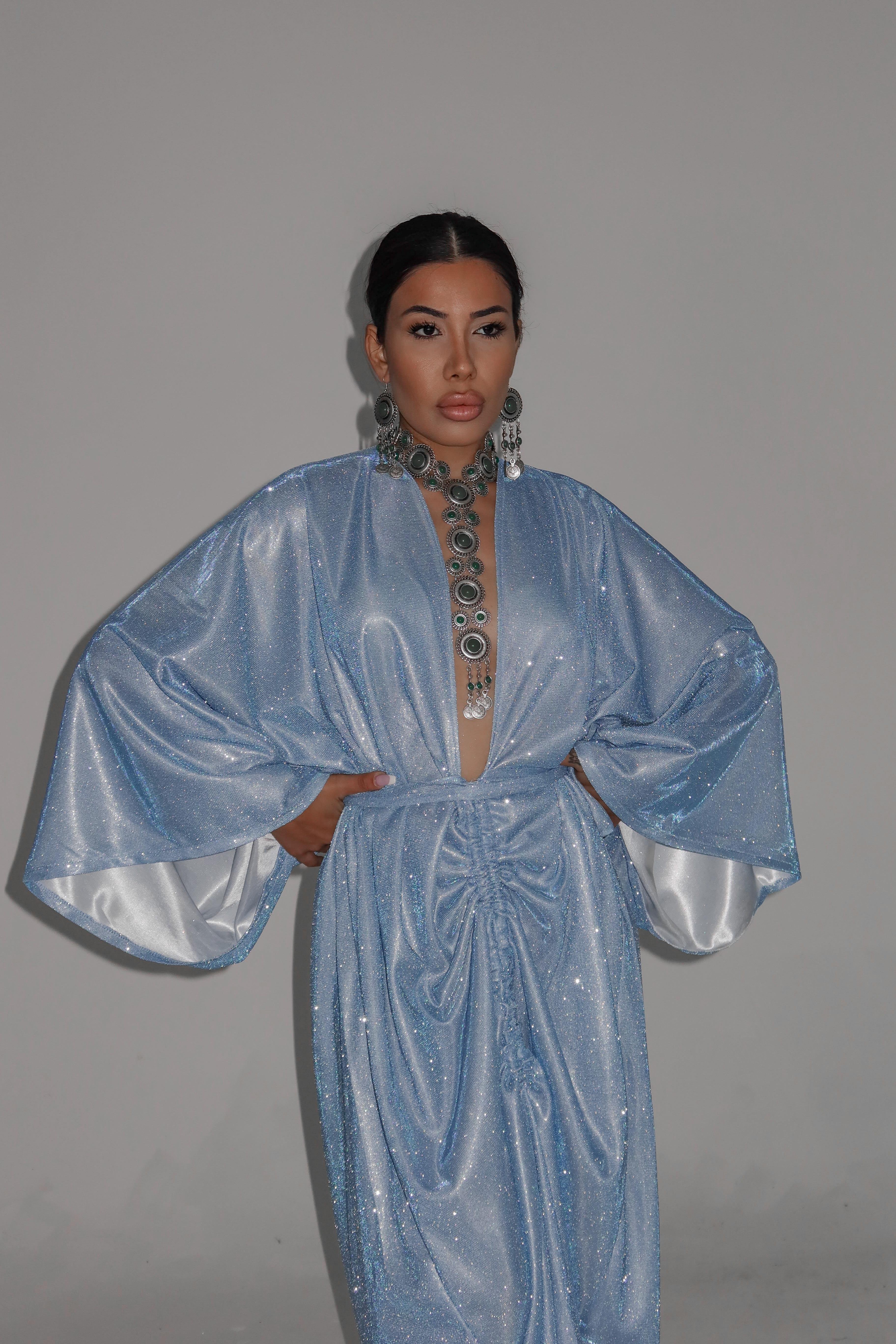 Simli Doha Model Elbise