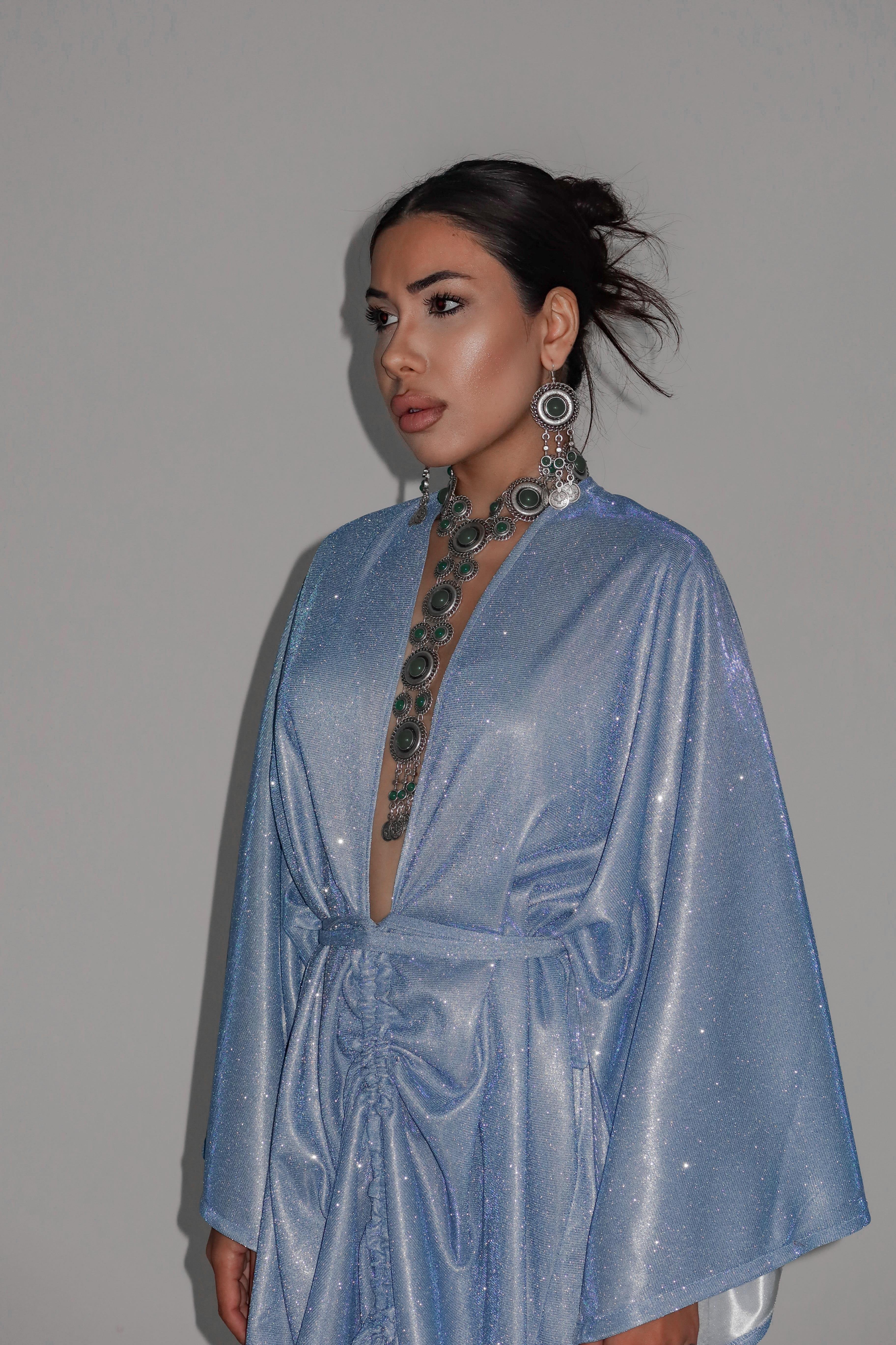 Simli Doha Model Elbise