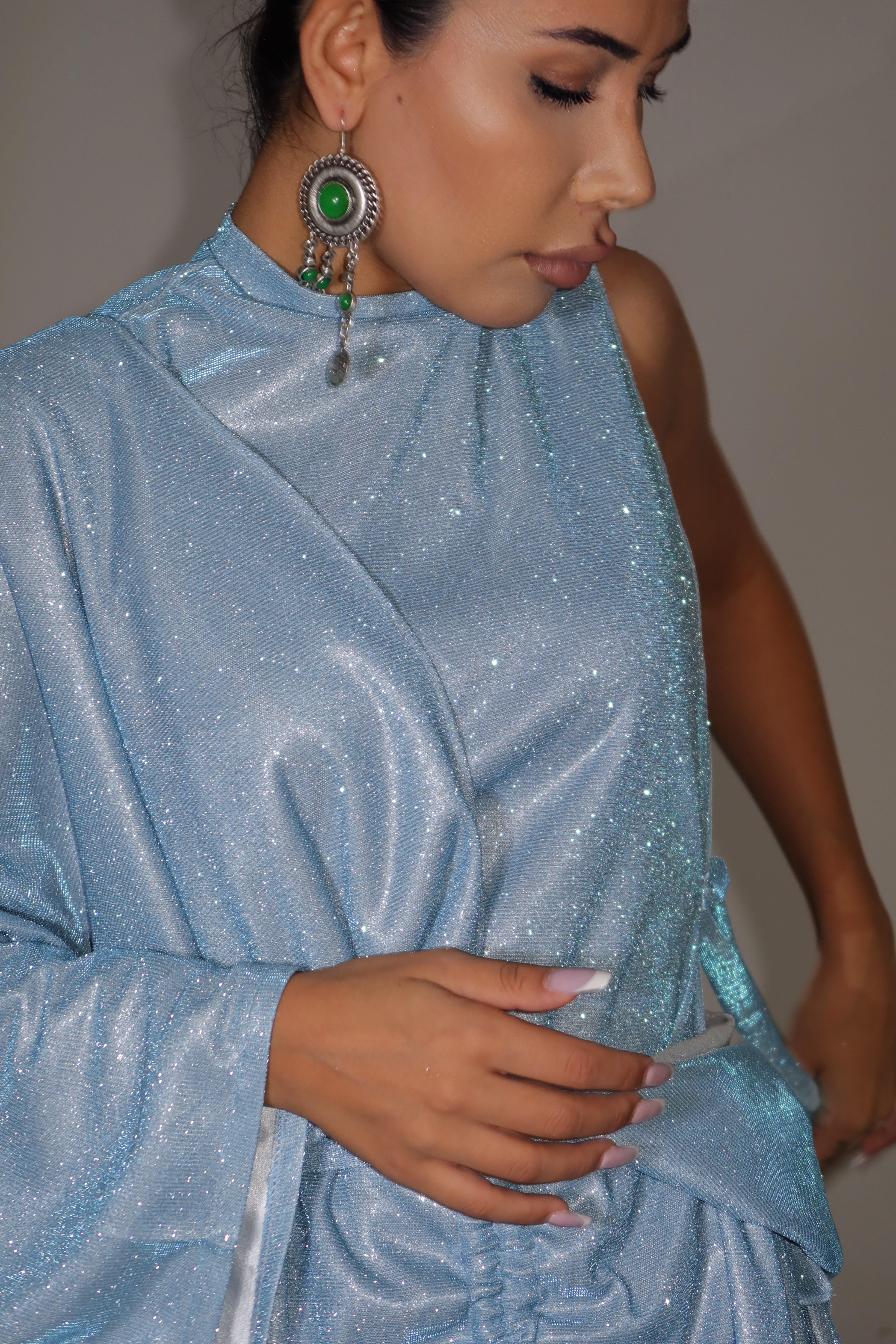 Simli Doha Model Elbise