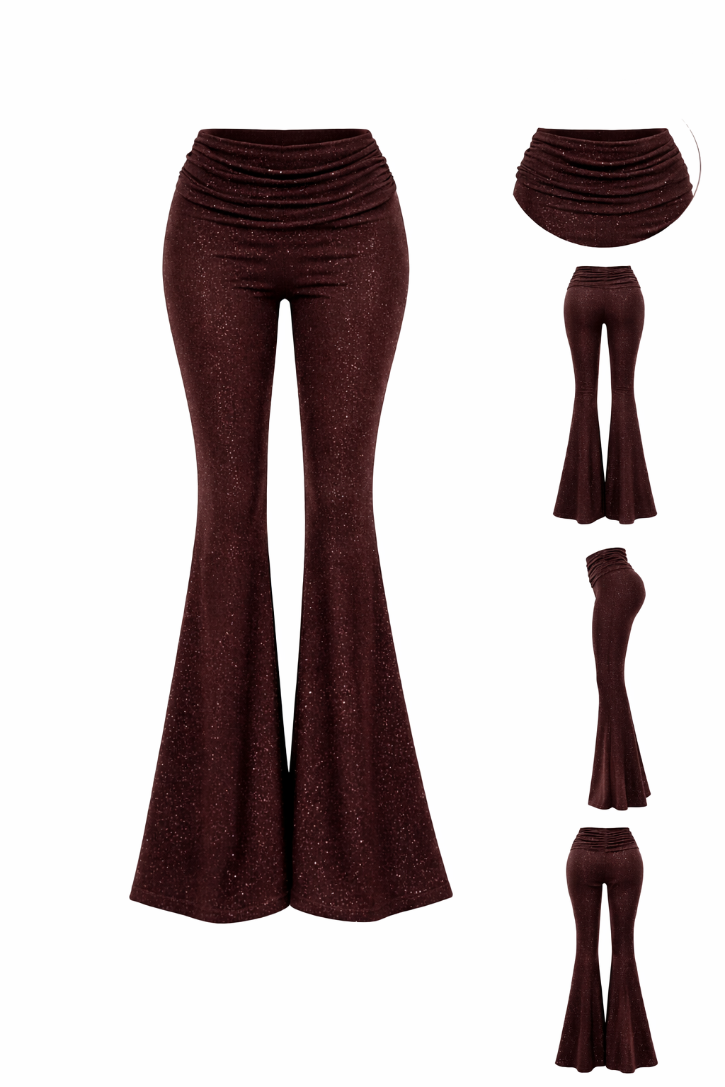 Simli İspanyol Pantolon