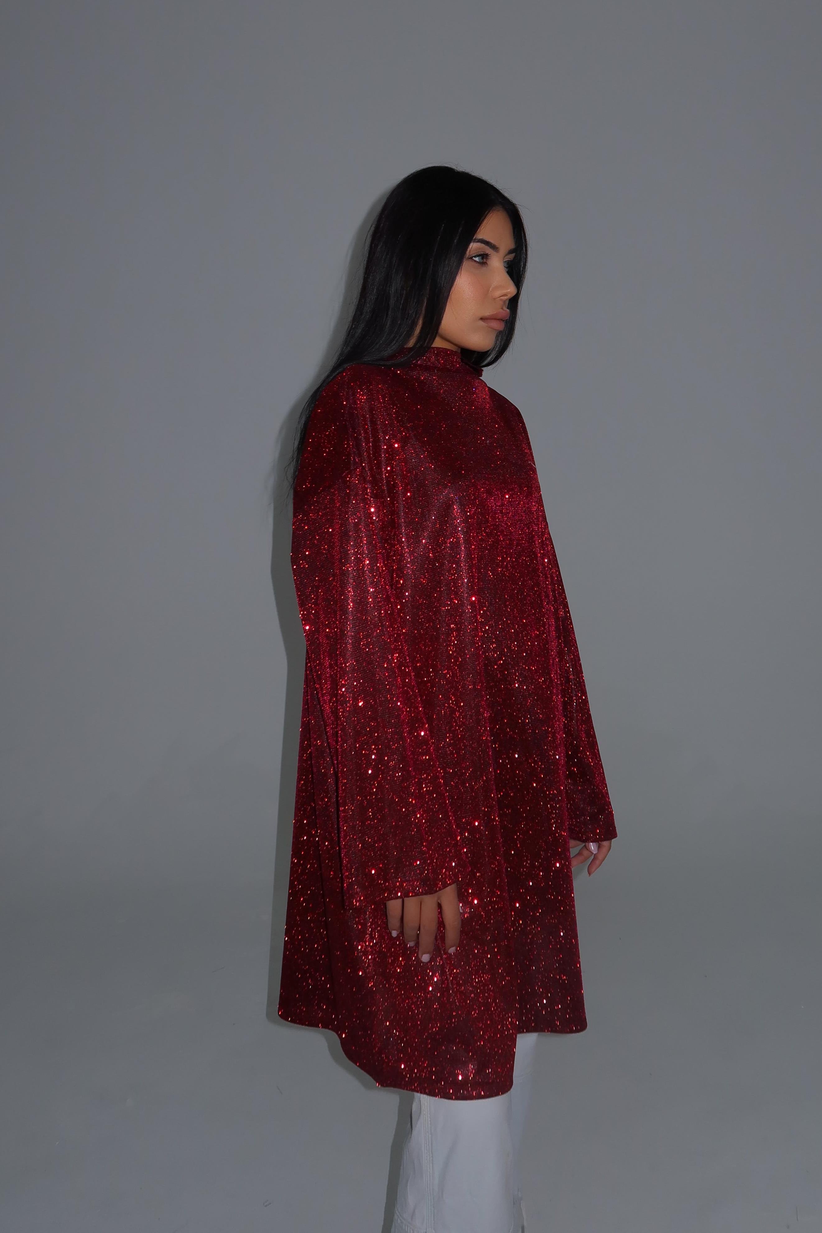 Simli Tesettür Bluz