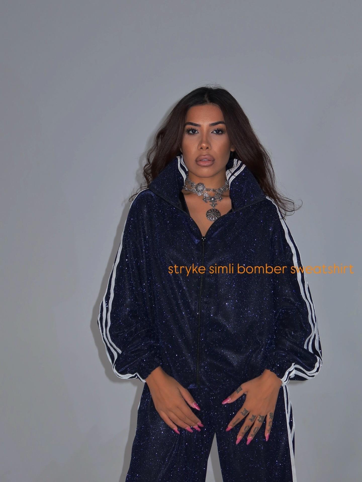 stryke simli bomber sweatshirt