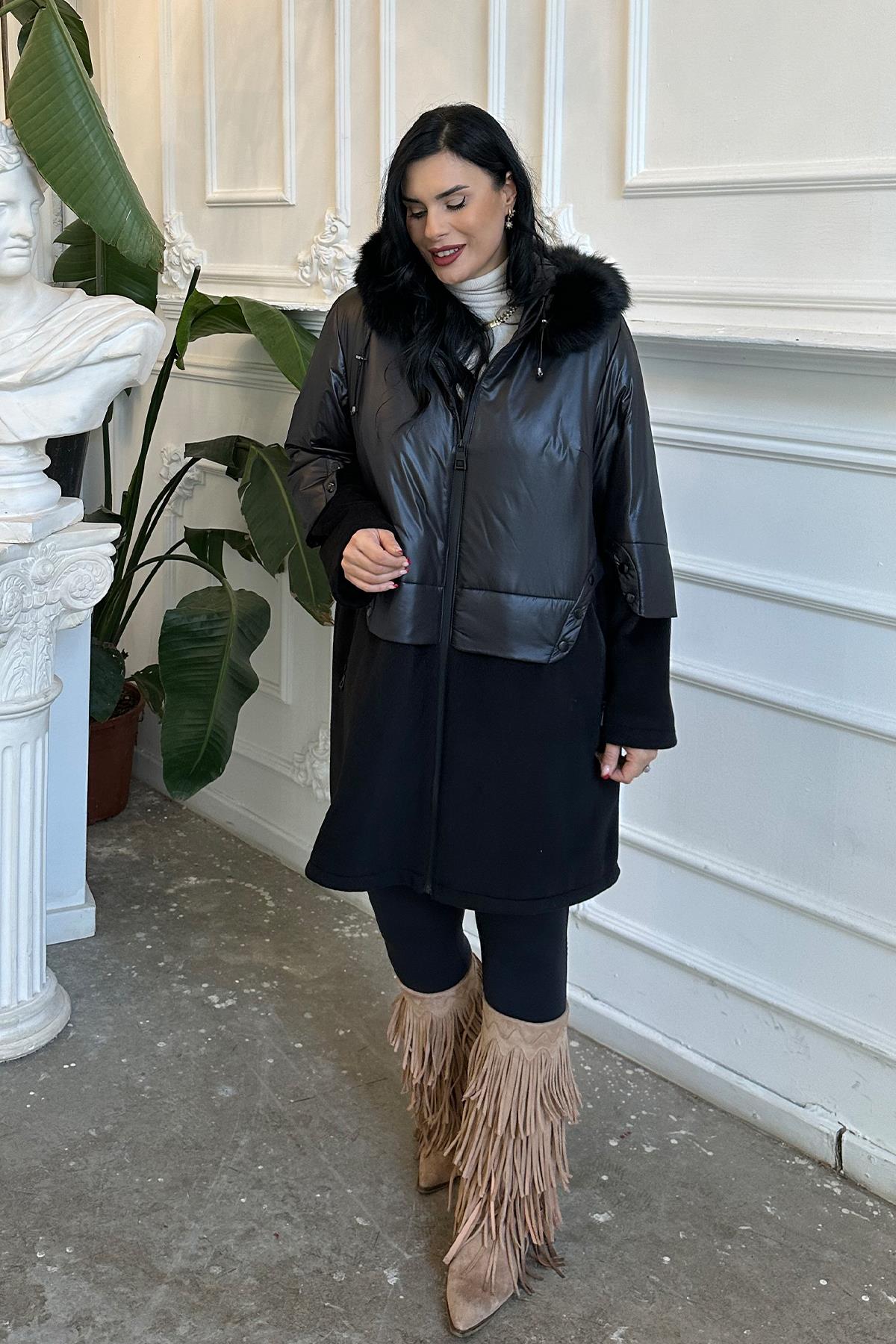 -20 içi kürklü mont