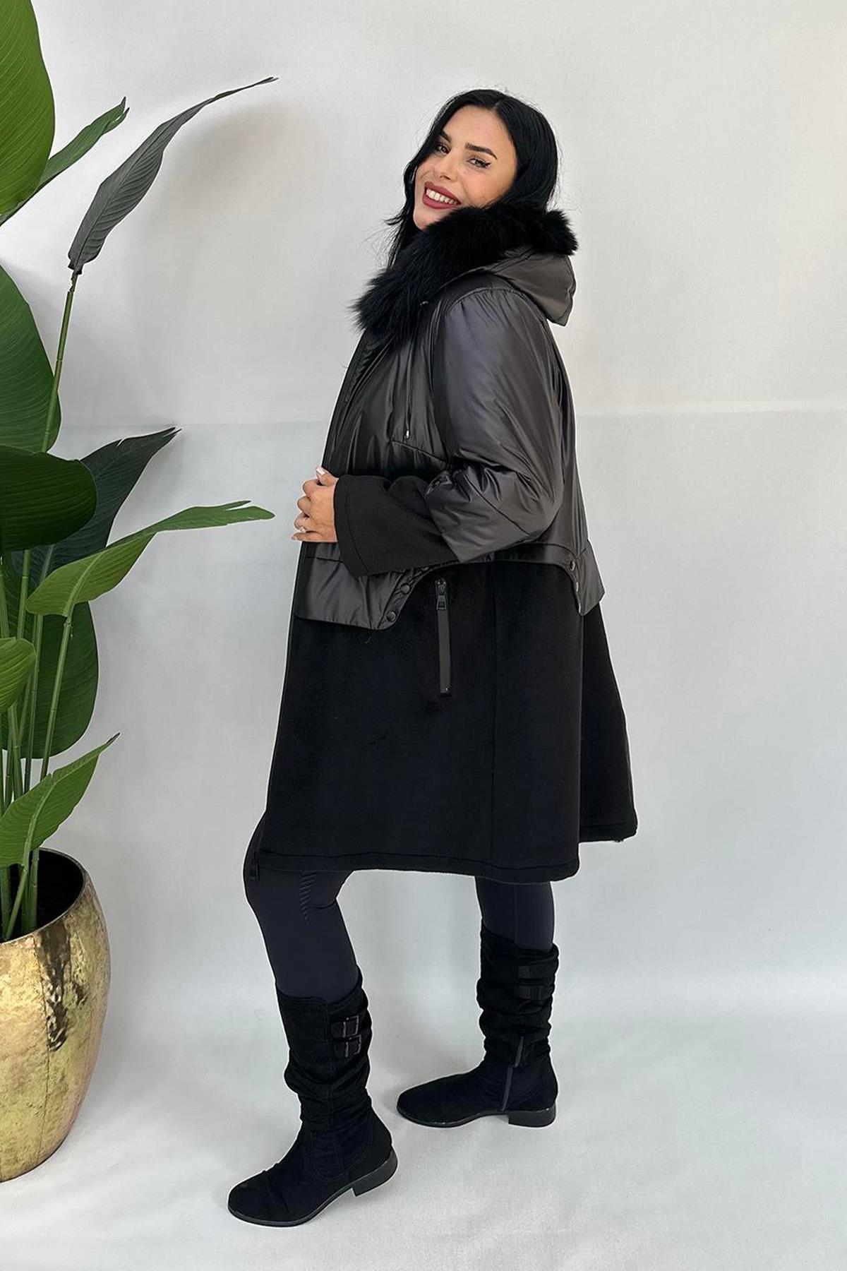 -20 içi kürklü mont