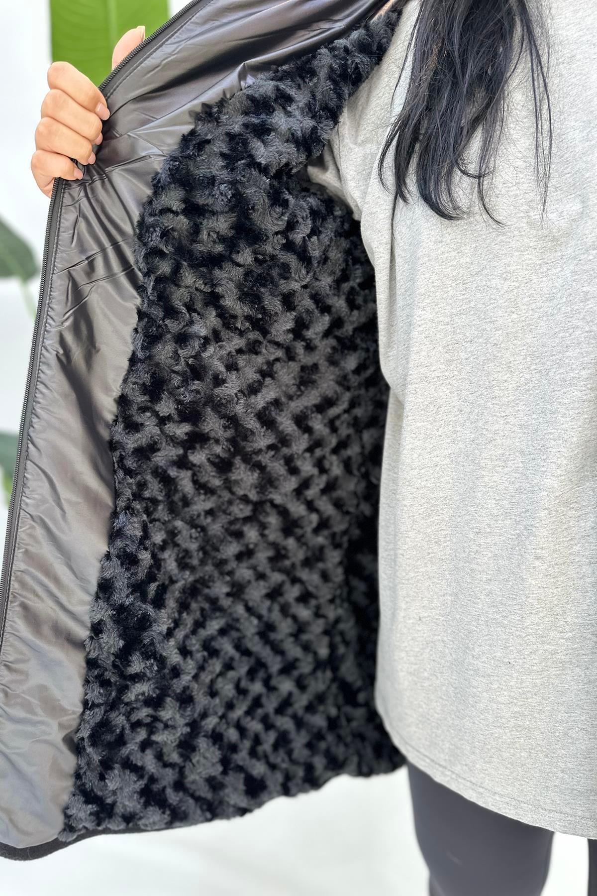 -20 içi kürklü mont