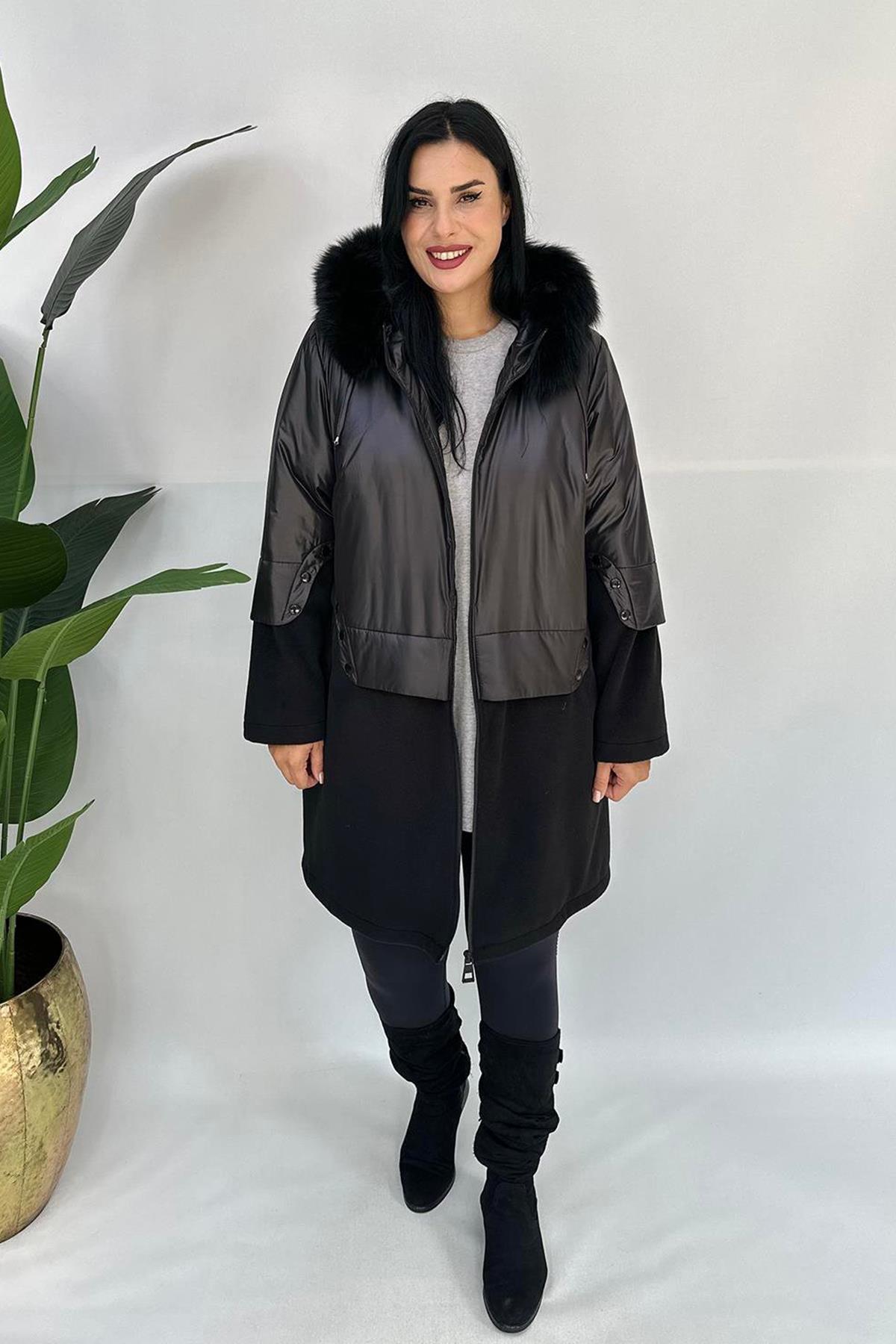 -20 içi kürklü mont