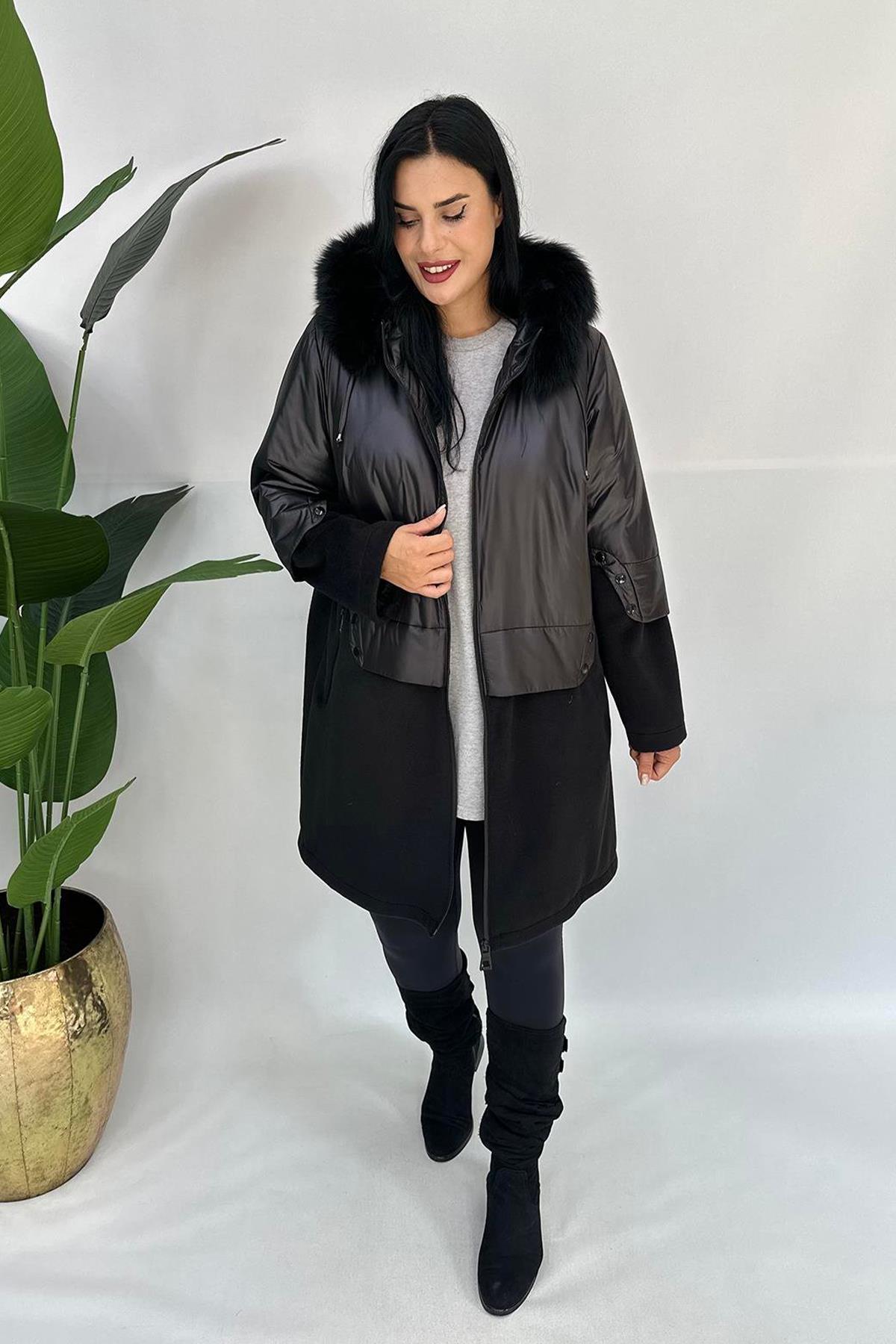 -20 içi kürklü mont