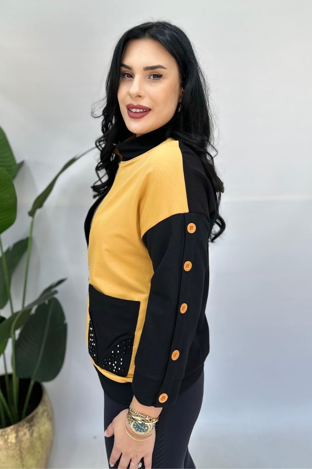 2Lİ İNCİLİ HIRKA VE ATLET - HARDAL