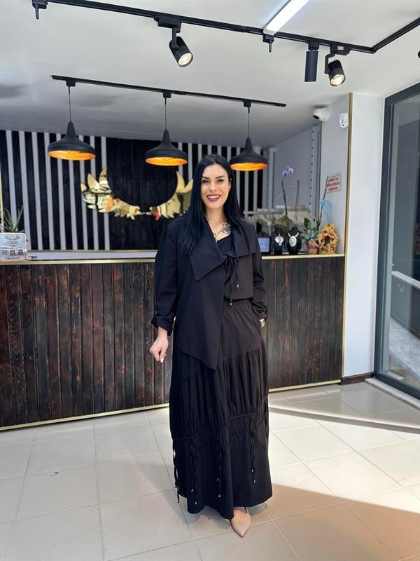 Büyük Beden 3 lü etekli takım