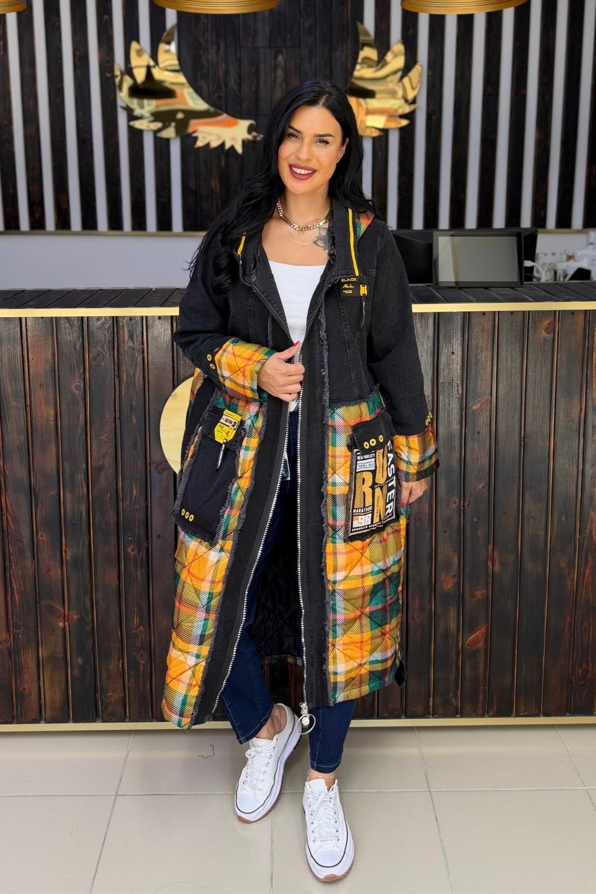 EKOSELİ JEAN KABAN BÜYÜK BEDEN