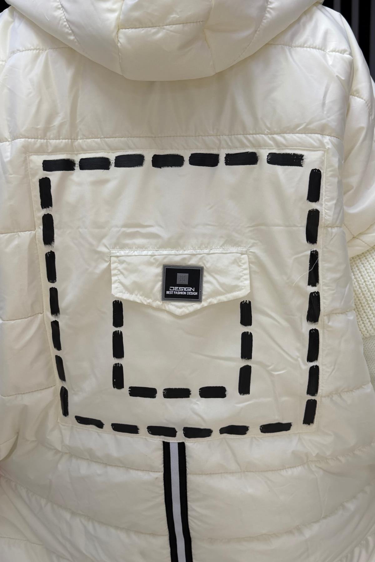 İÇİ KÜRKLÜ TRİKO KOLLU BÜYÜK BEDEN UZUN MONT