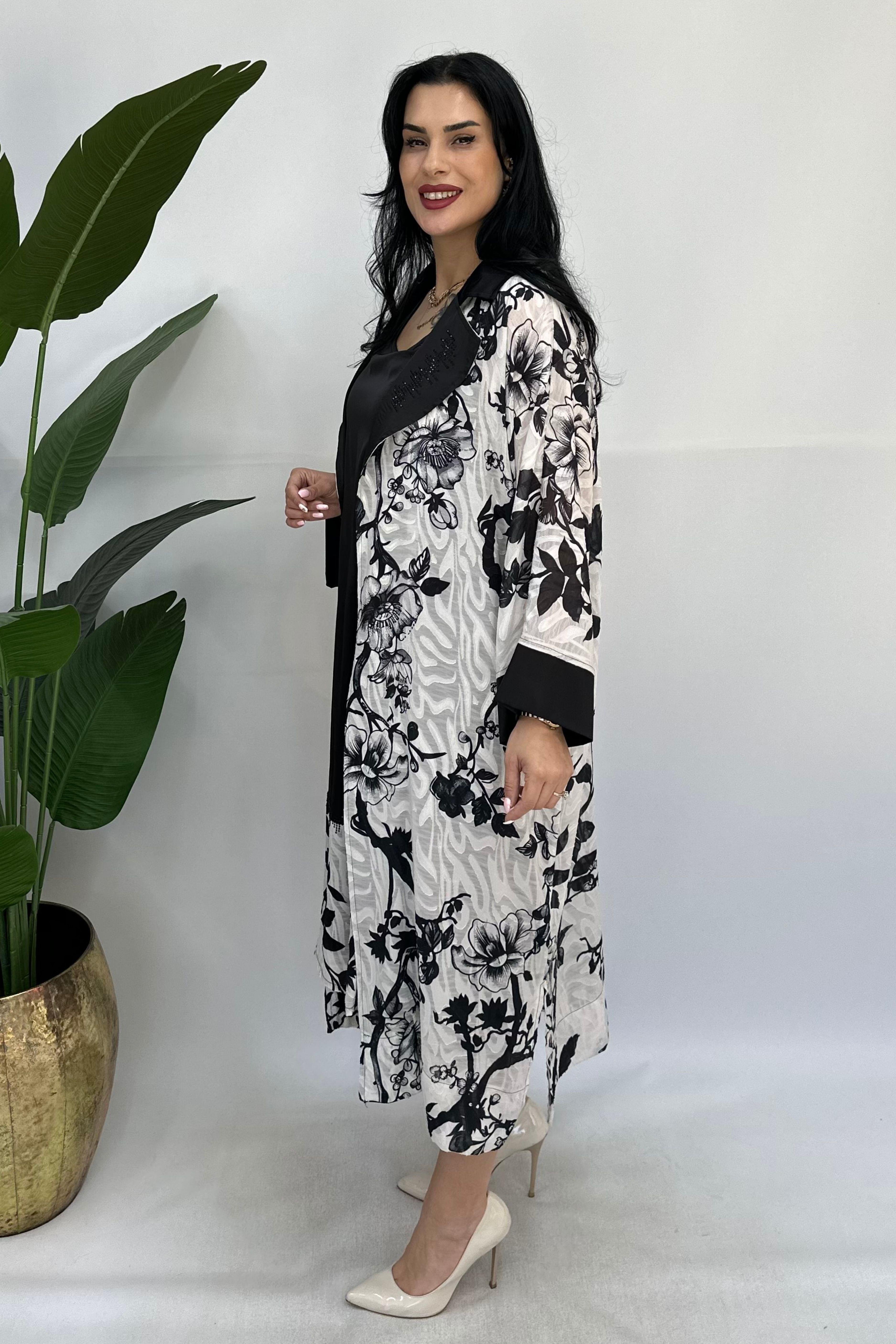 KAFTANLI ELBİSE TASARIM TAKIM BÜYÜK BEDEN