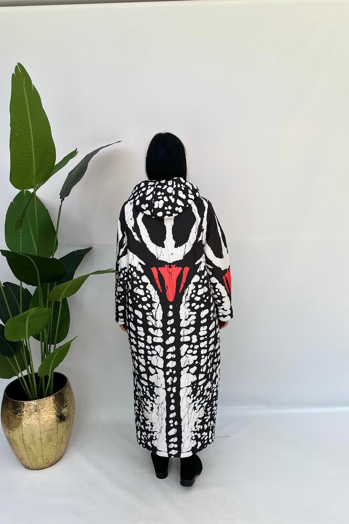 Özel Tasarım Büyük Beden Mont