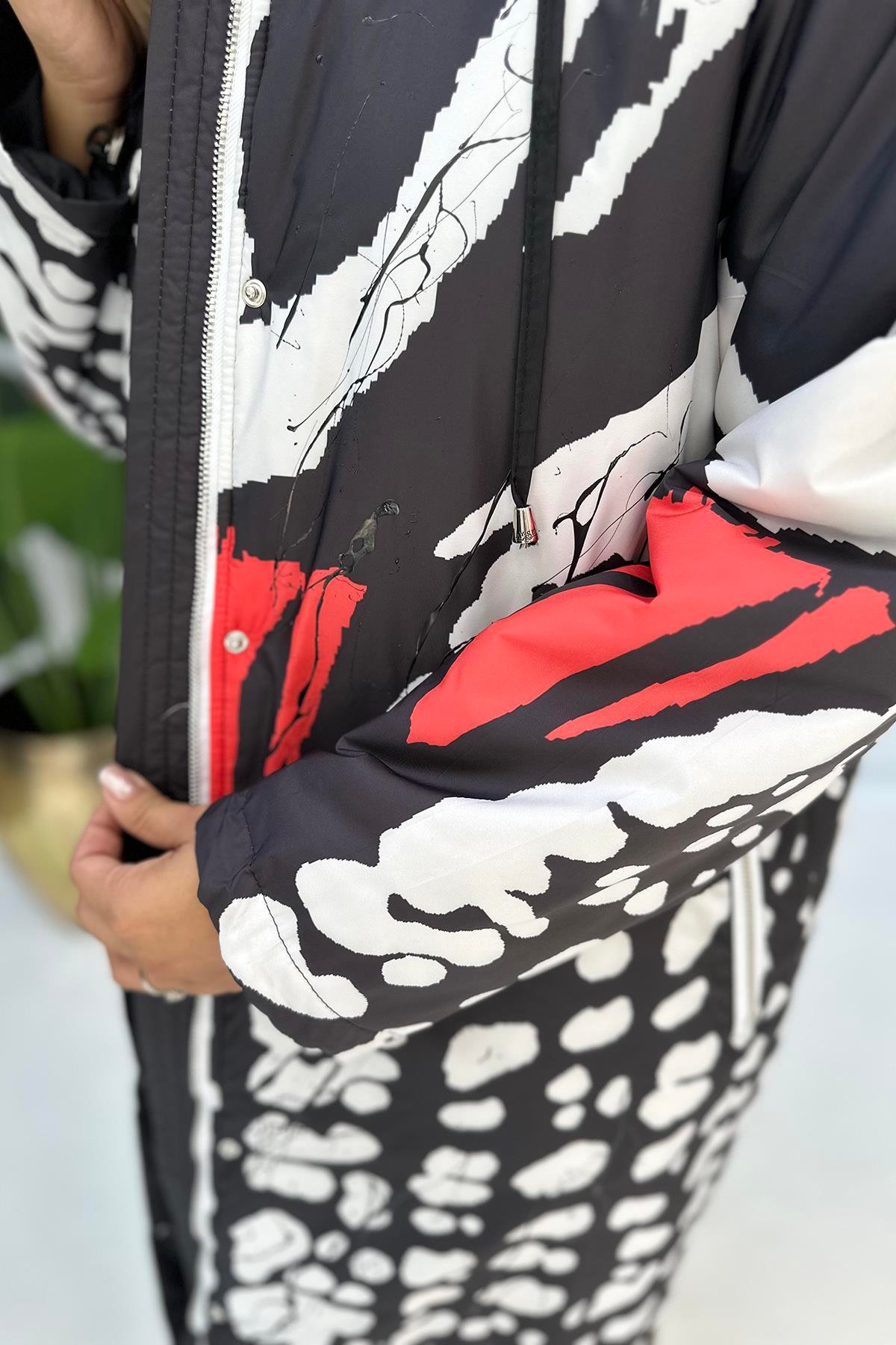 Özel Tasarım Büyük Beden Mont