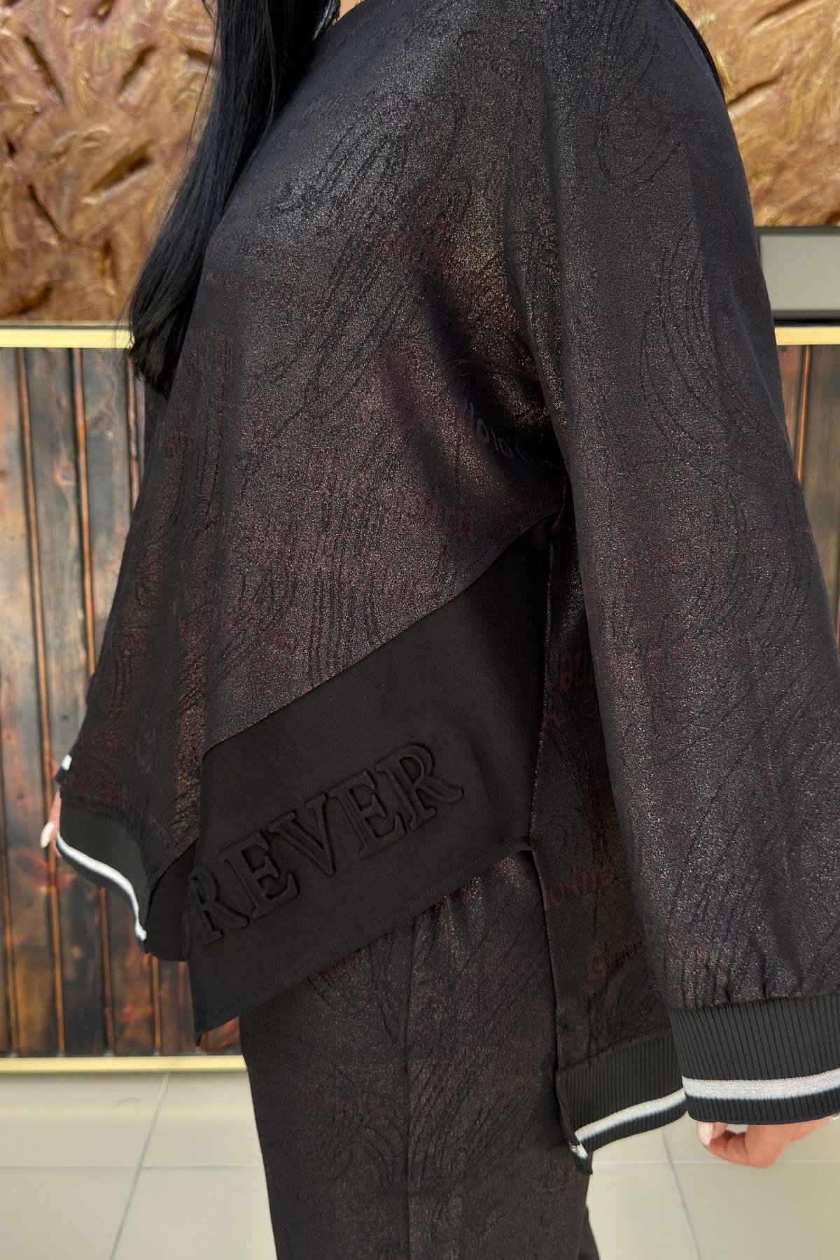 SİM YANSIMALI PAMUKLU BÜYÜK BEDEN TAKIM