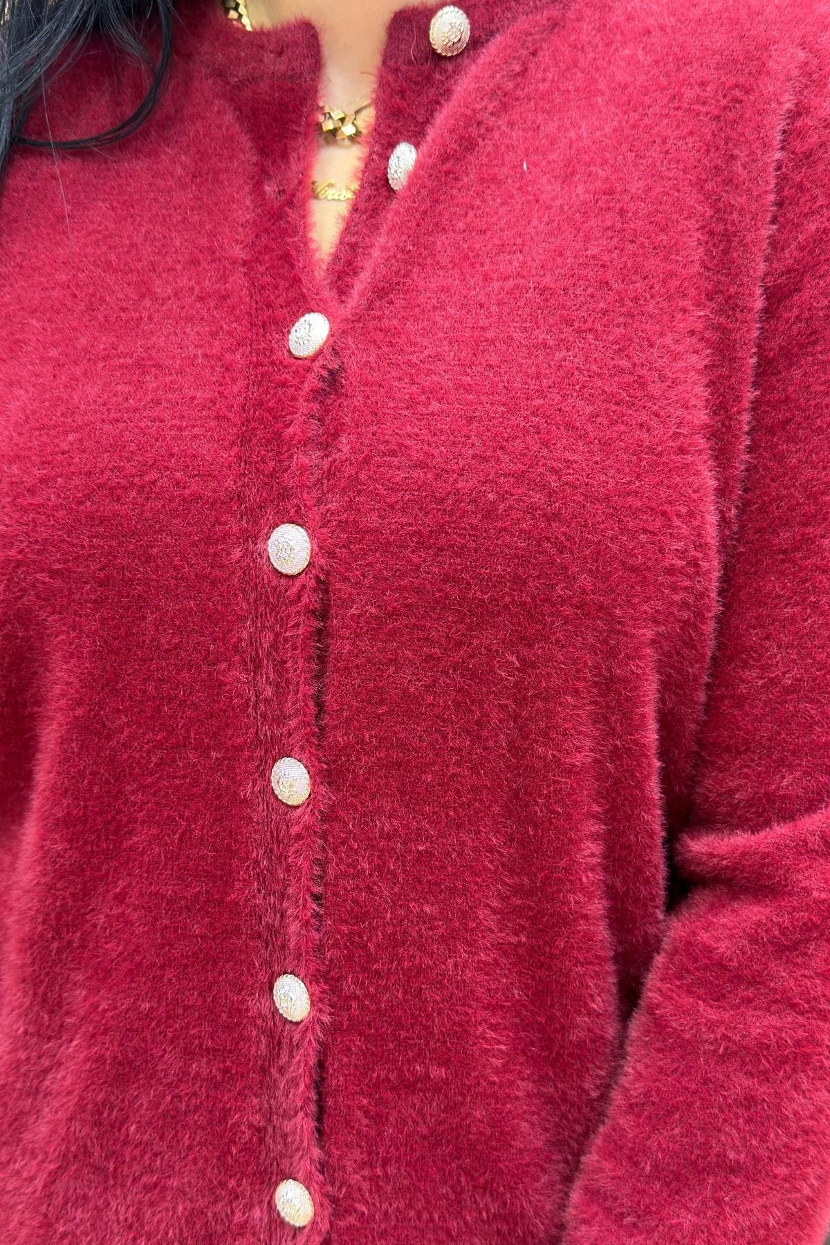 YUMOŞ LİKRALI BÜYÜK BEDEN BLUZ HIRKA