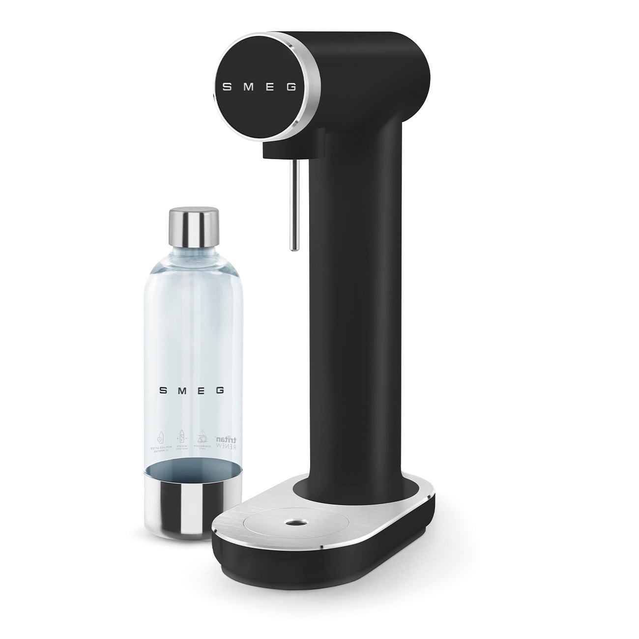 SMEGSoda Maker / Gazlı İçecek (Sodalı Su) Makinesi Mat Siyah SKC01BLM