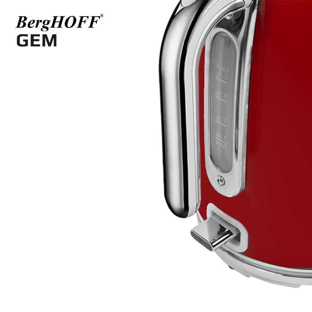 BerghoffBergHOFF GEM RETRO 1.7 Litre Kırmızı Su Isıtıcısı7950030