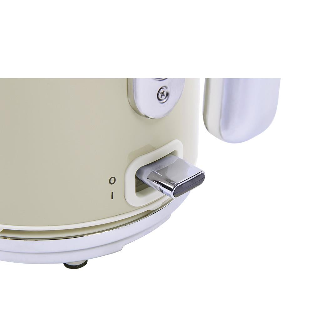 BerghoffBergHOFF GEM RETRO 1.7 Litre Vanilya Krem Rengi Su Isıtıcısı & Krem Rengi Dört Dilim Ekmek Kızartma Makinesi79500527950032