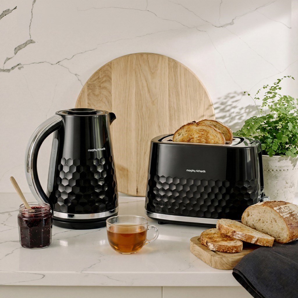 Morphy RichardsMorphy Richards Hive 2 Dilim/ 2 Bölme Ekmek Kızartma Makinesi SiyahMR-THS