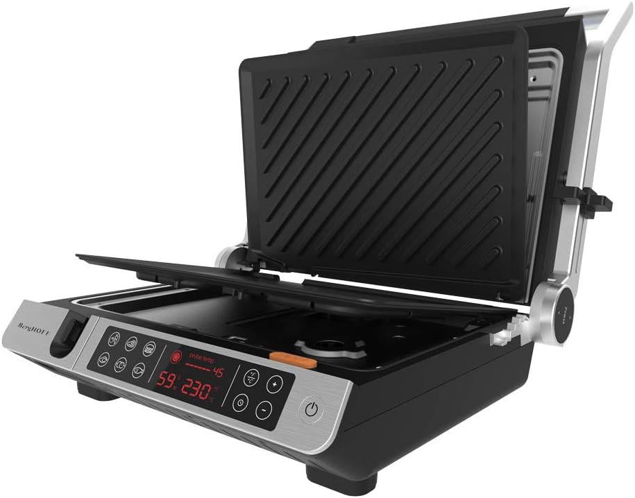 BerghoffBergHOFF GEM TITAN PRO 6 Programlı Advanced Design Çelik Izgara ve Tost Makinesi7950200