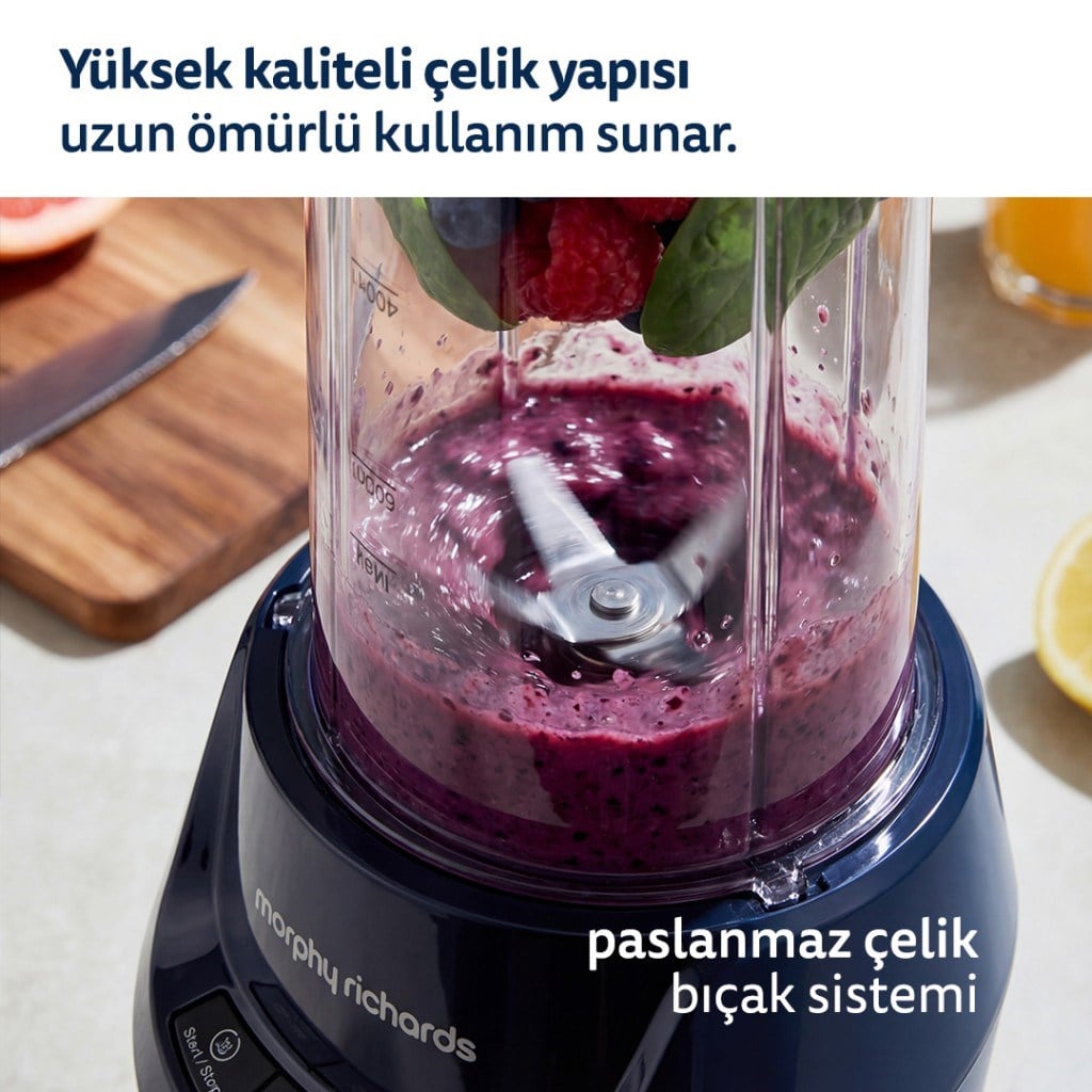 Morphy RichardsMorphy Richards 21.000 RPM Smoothie Blender – 700 ml & 500 mlMR-BKS