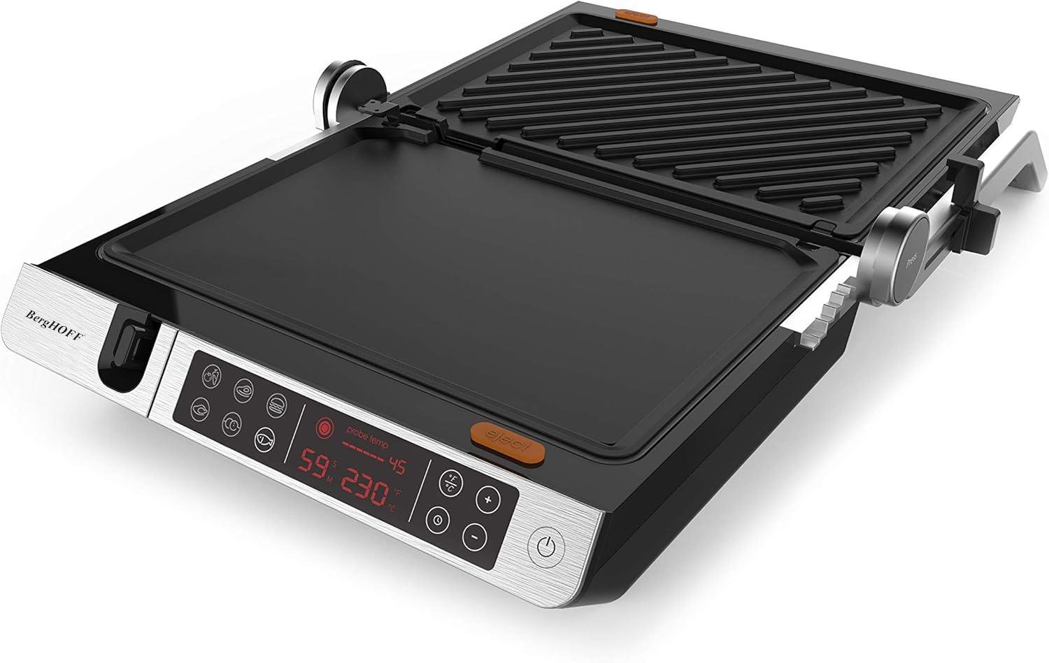 BerghoffBergHOFF GEM TITAN PRO 6 Programlı Advanced Design Çelik Izgara ve Tost Makinesi7950200