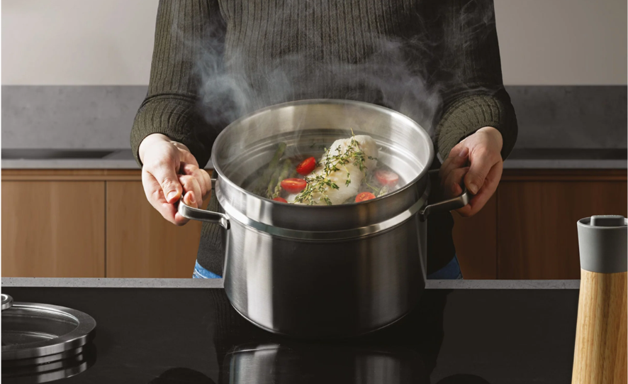 BerghoffBerghoff Graphite Paslanmaz Çelik Buharda Pişirici Süzgeç 20-24cm3950494