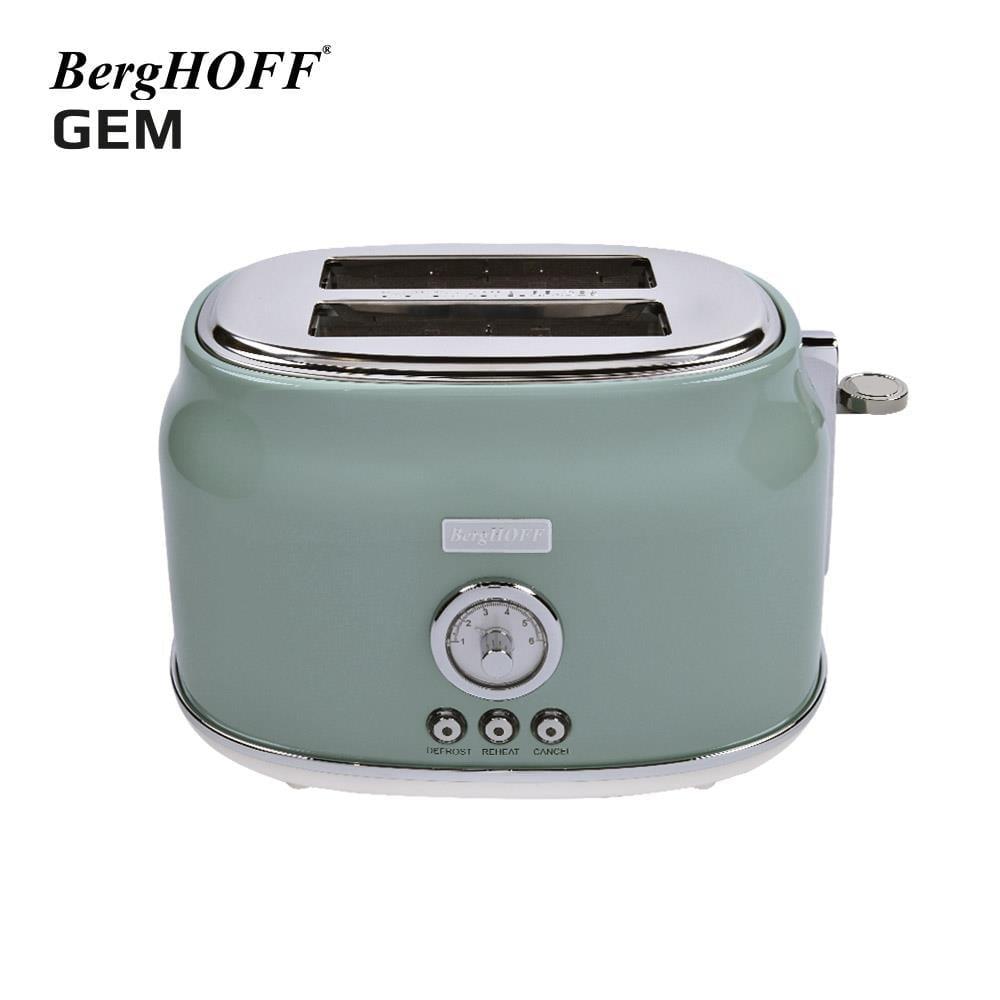 BerghoffBergHOFF GEM RETRO 1.7 Litre Mint Yeşil Su Isıtıcısı & Mint Yeşil İki Dilim Ekmek Kızartma Makinesi79500317950041