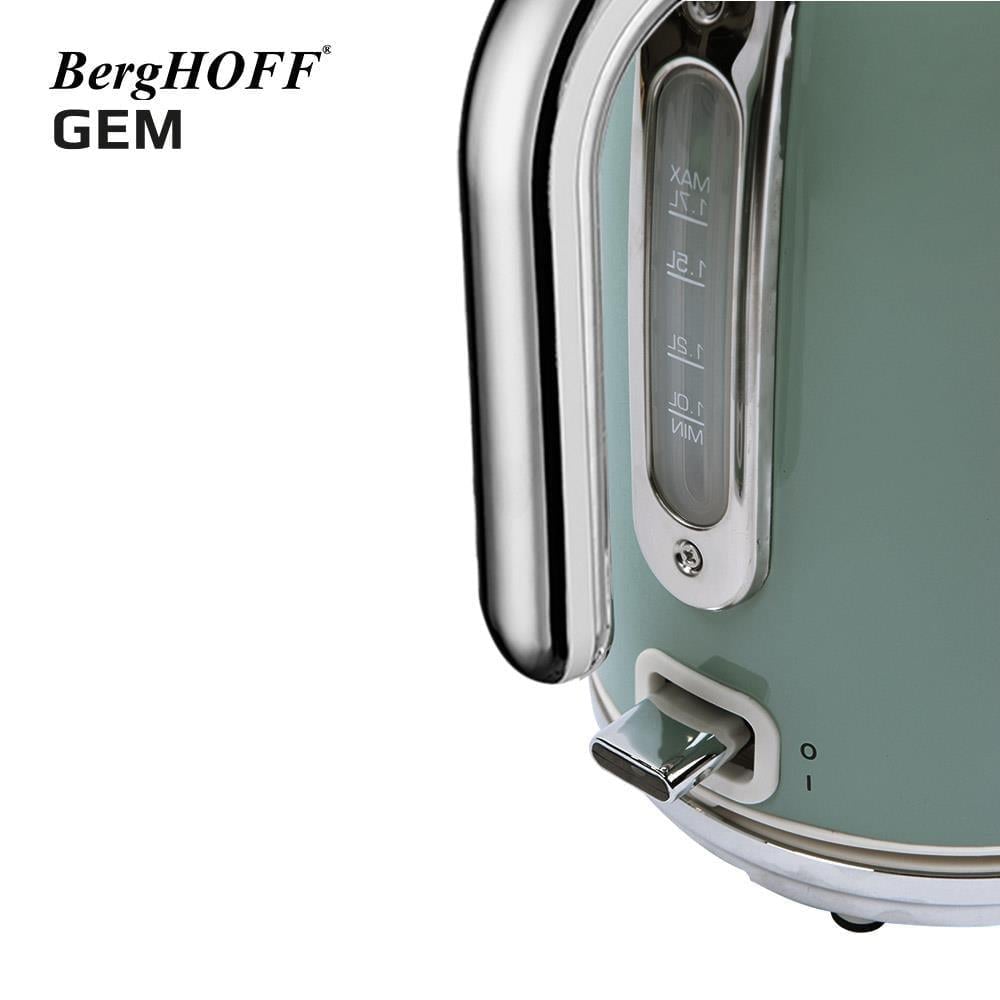BerghoffBerghoff GEM RETRO  Mint Yeşil Filtre Kahve Makinesi, Ekmek Kızartma Ve Su Isıtıcı Kettle795003179500417950401