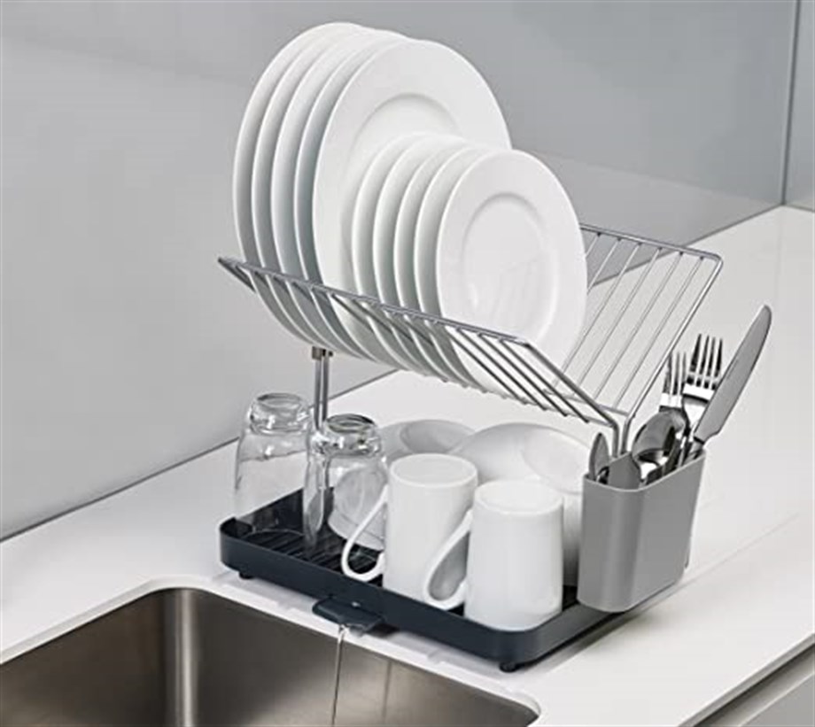 Joseph JosephJoseph Joseph 85084 Katlanabilir 2 Katlı Bulaşıklık Gri85084