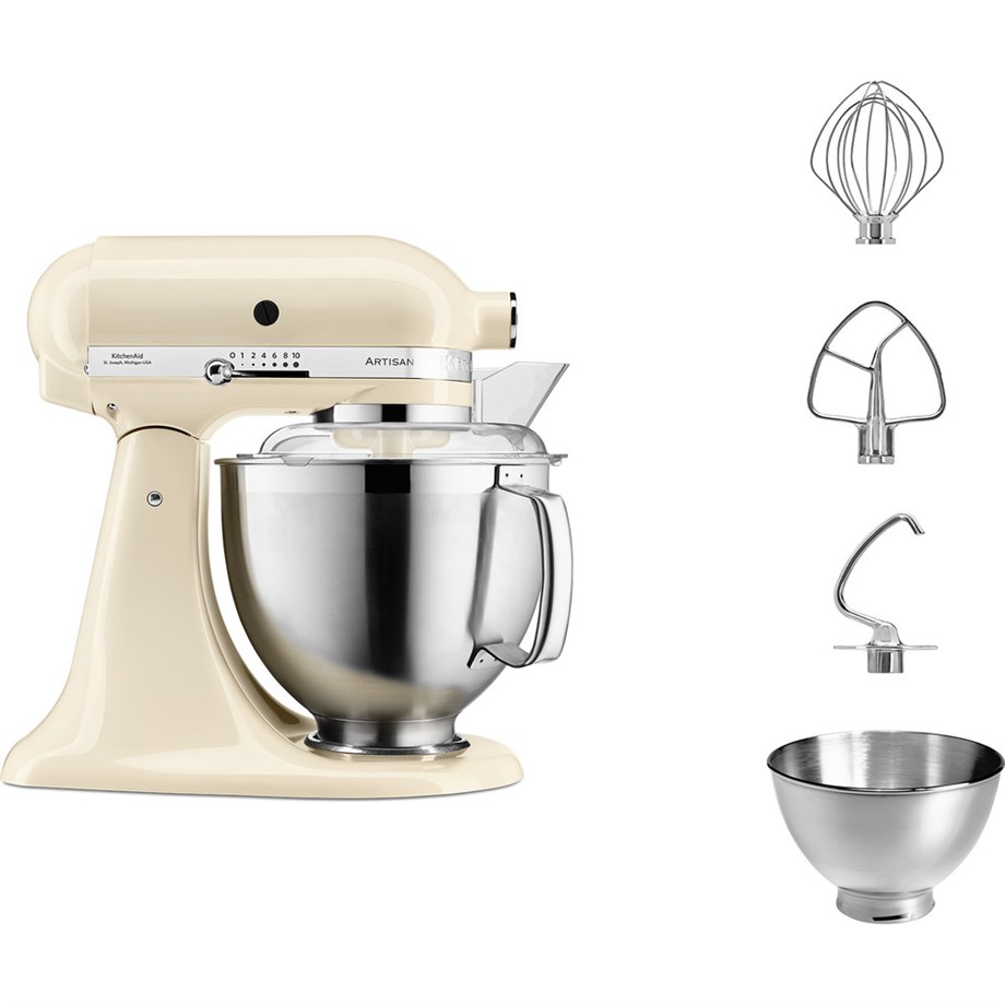 KitchenaidARTISAN 4,8 L OYNAR BAŞLIKLI STAND MIKSER 5KSM185PSEAC5KSM185PSEAC