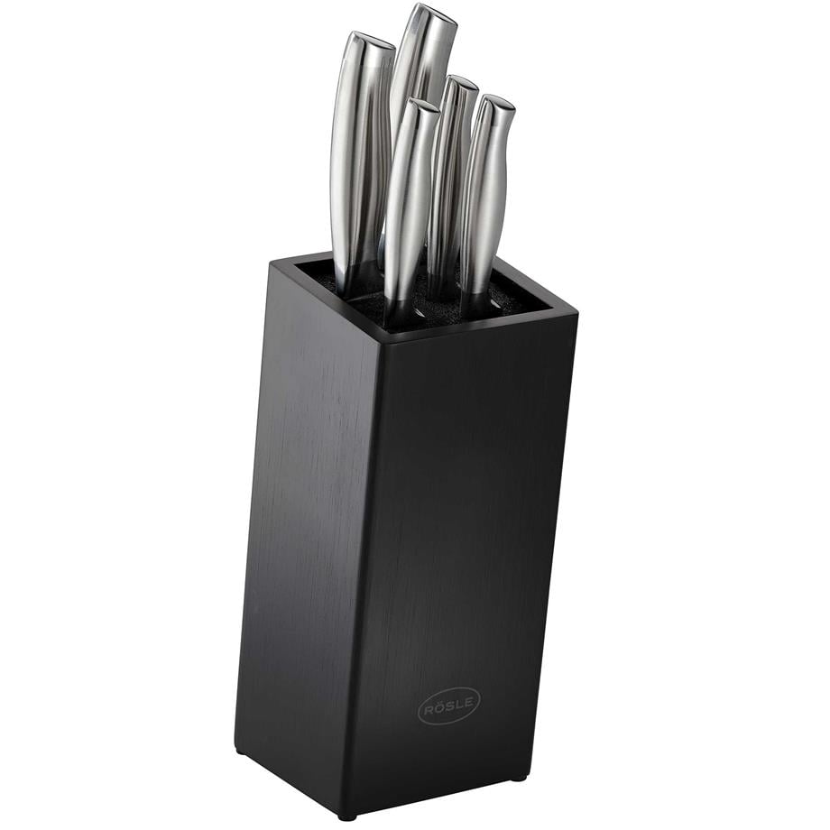 rösleBasic Line Bıçak Seti Bambu Fırçalı Stant 6 parça13755