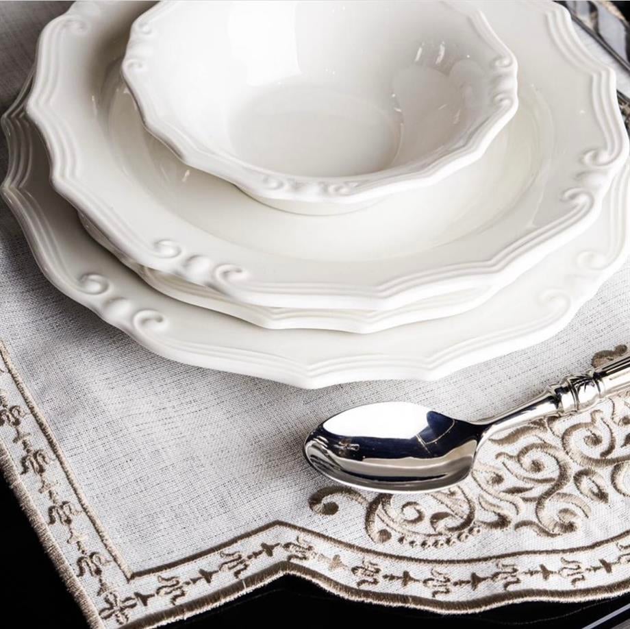 Royal CanterburyPoetry White 50 Parca Yemek Ve Çay TakımıRPC 021 ST