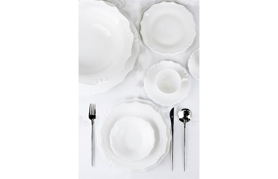 Royal CanterburyPoetry White 86 Parca Yemek Ve Çay TakımıRPC 021 ST