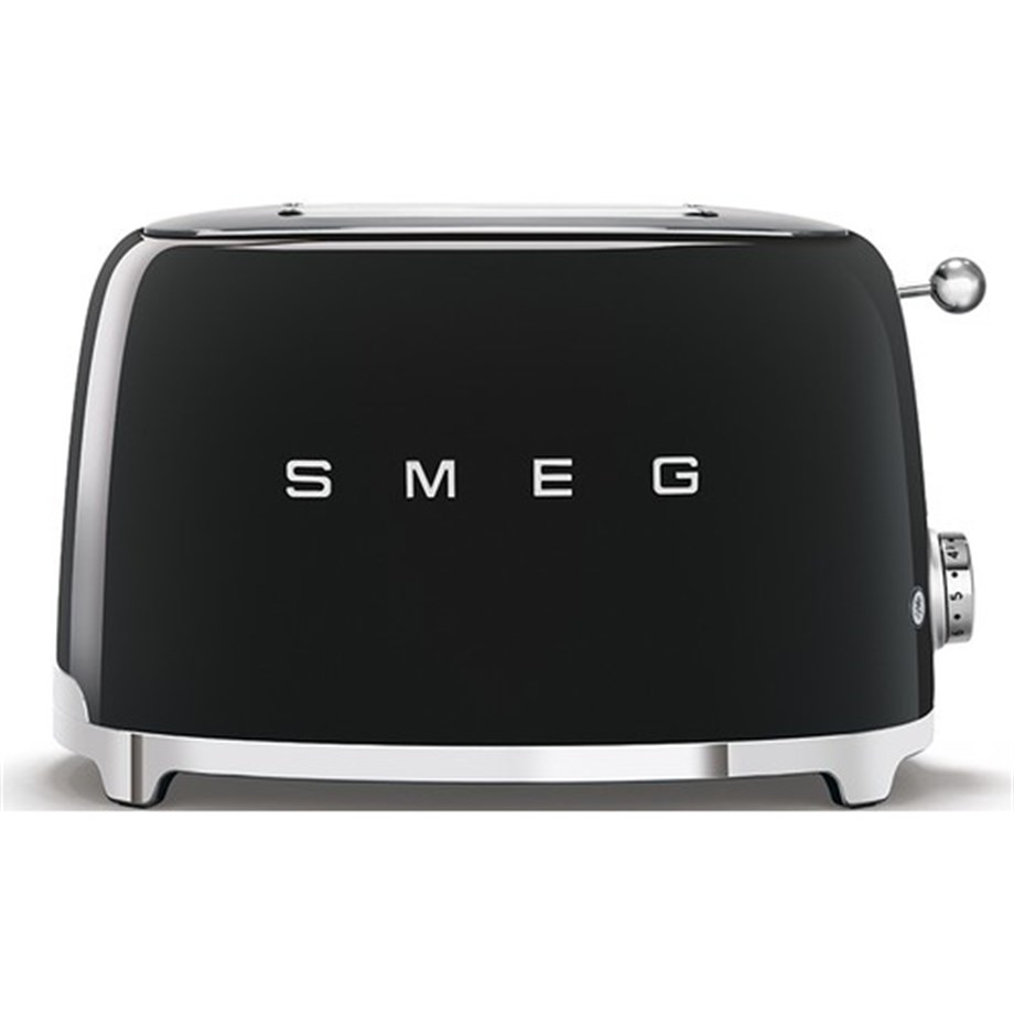 SMEGSiyah Kettle Ve 2x1 Ekmek Kızartma Makinesi Seti KLF03-TSF01BLEU Siyah Set