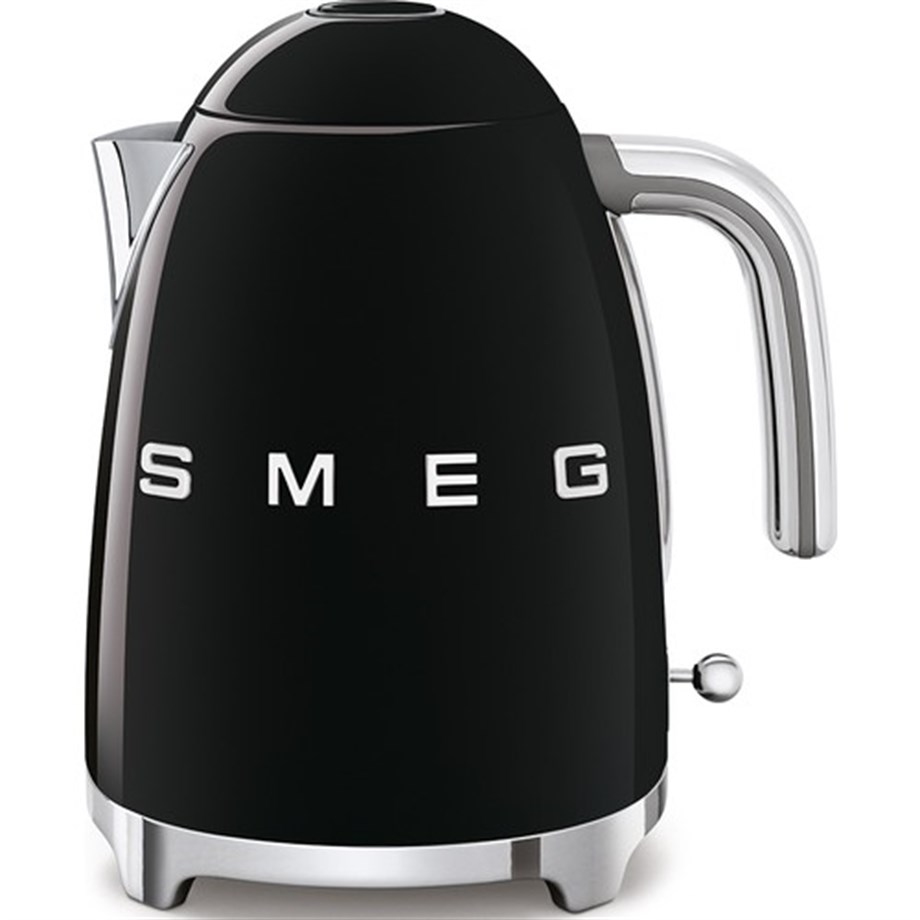 SMEGSiyah Kettle Ve 2x1 Ekmek Kızartma Makinesi Seti KLF03-TSF01BLEU Siyah Set