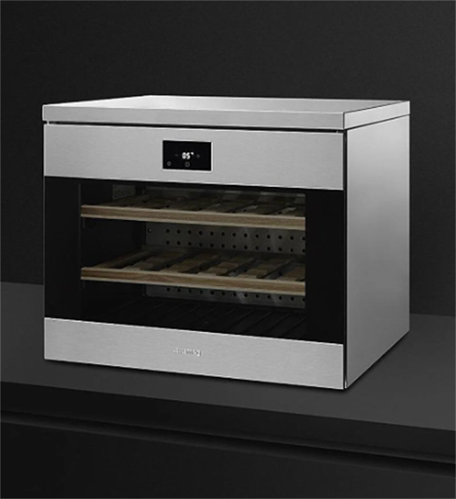 SMEGSmeg Çelik Şarap Soğutucu Classic Şarap Dolabı CVF318XSCVF318XS
