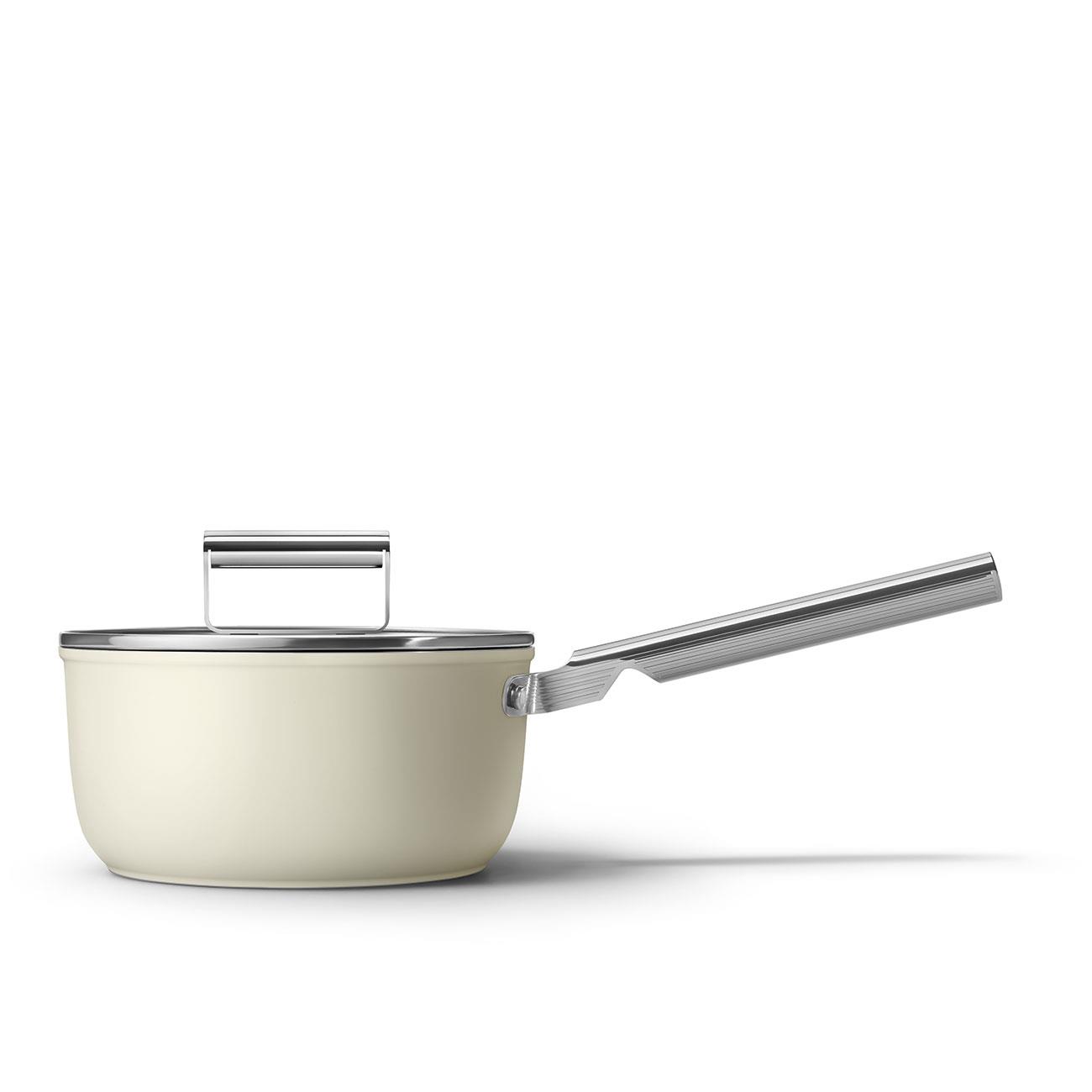 SMEGSMEG Cookware 50'S Style Krem Sos Tenceresi 2,8 LİTRE 20 CMCKFS2011CRM