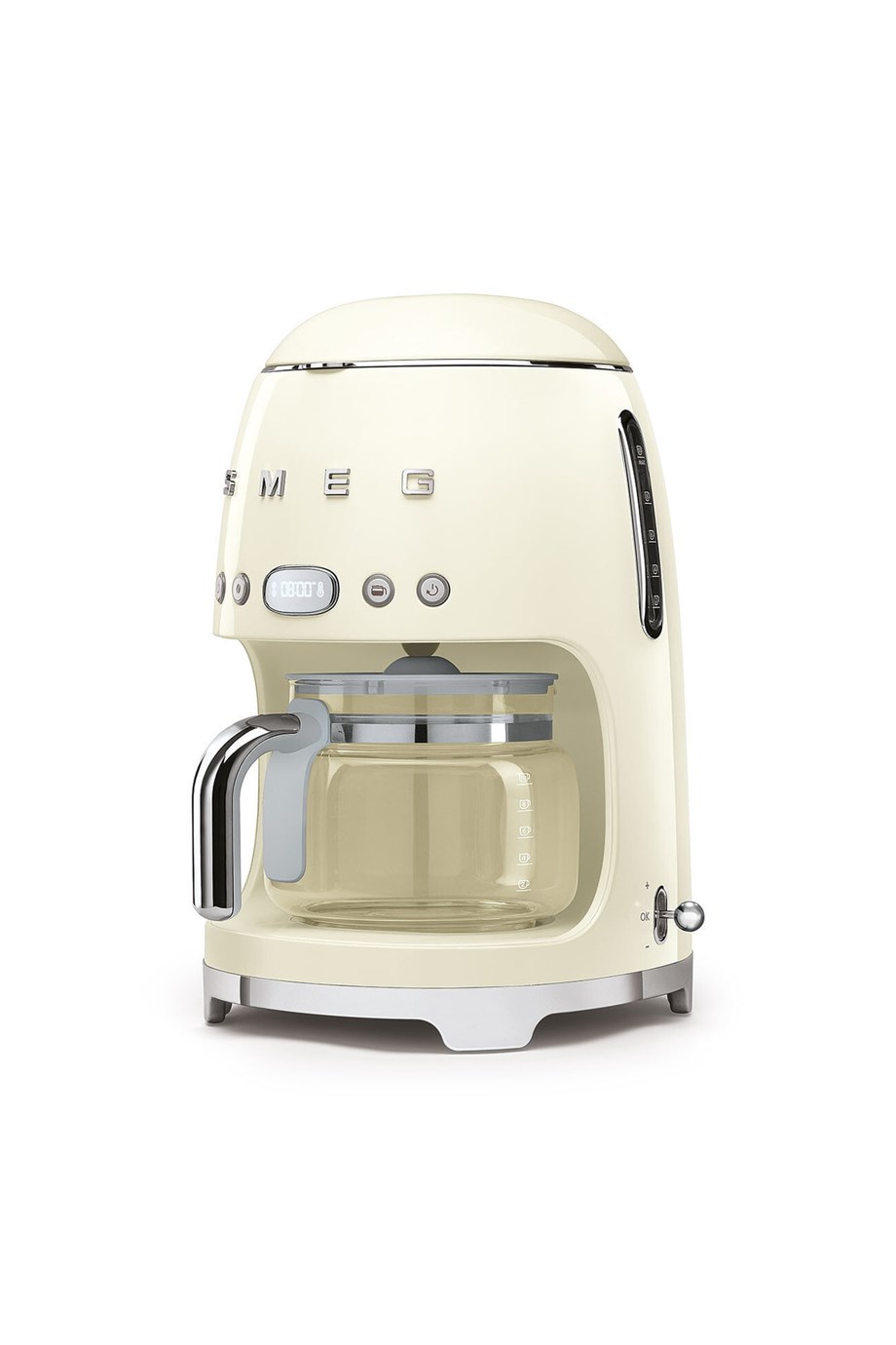 SMEGSmeg Krem Kettle 1x2 Ekmek Kızartma Makinesi ve Filtre Kahve Makine SetiKLF03CR-TSF01CR-DCF02CR