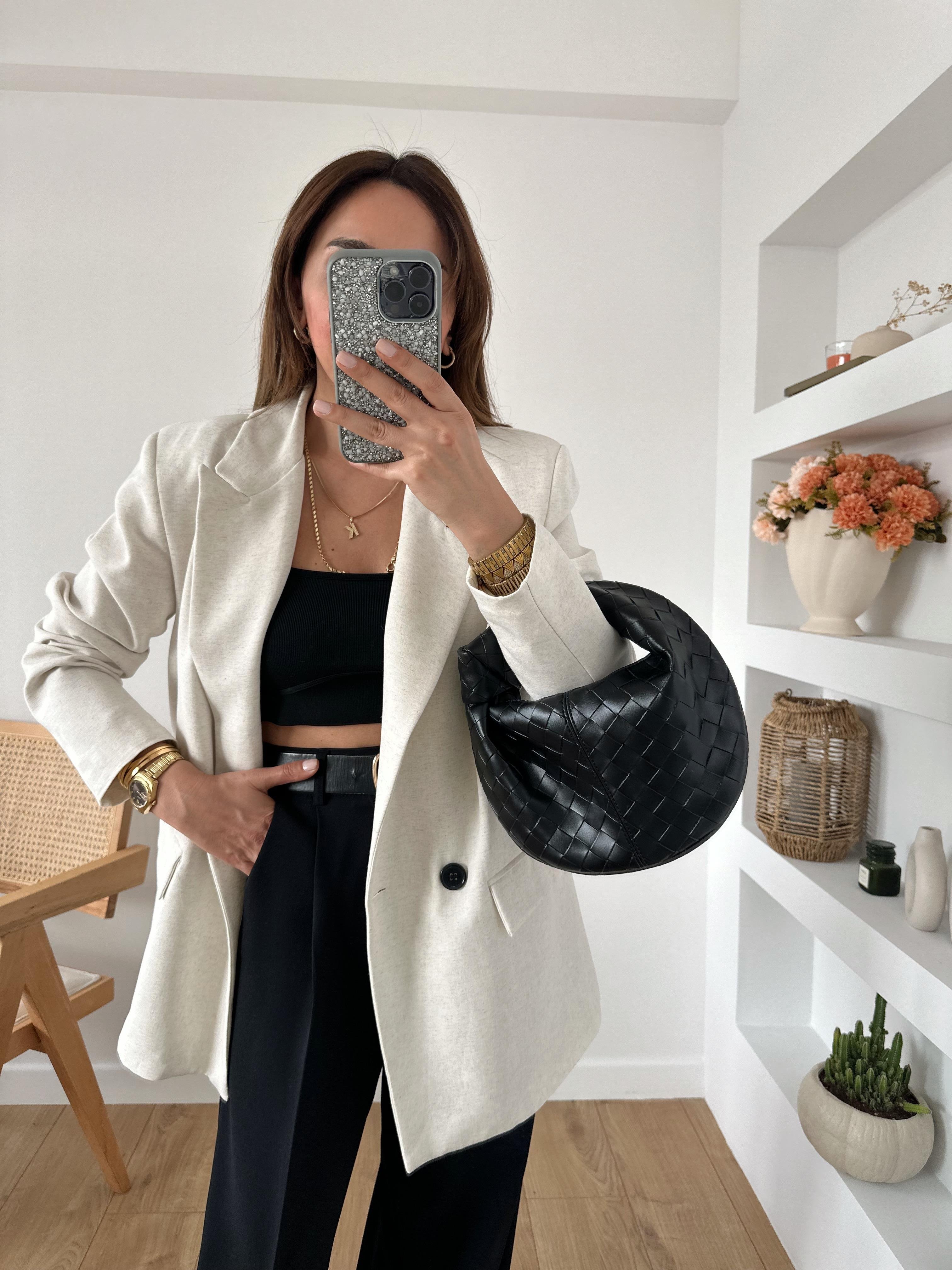 %100 HAM KETEN OVERSIZE ASTARLI TAŞ RENGİ CEKET
