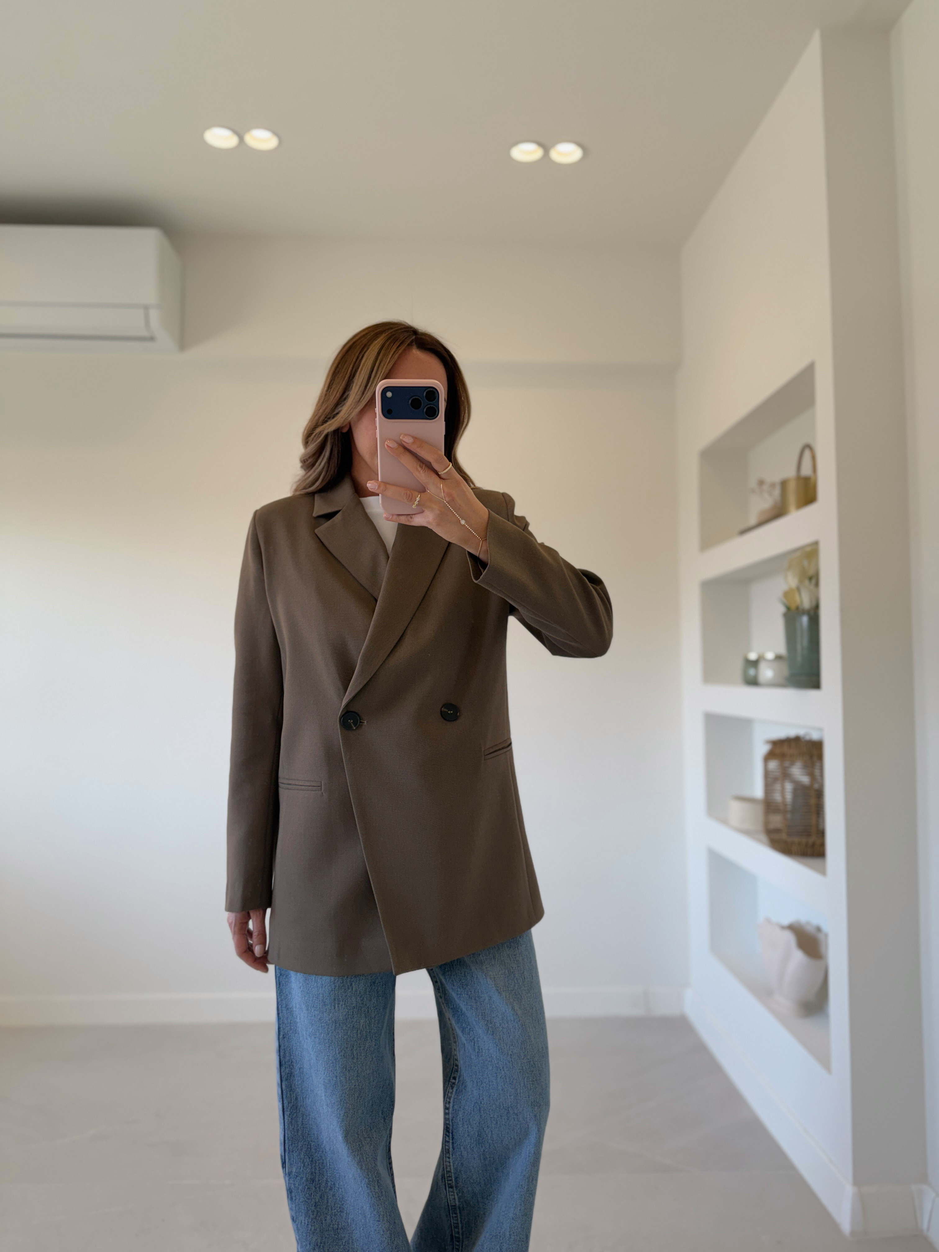 1010 Kahve Blazer Ceket