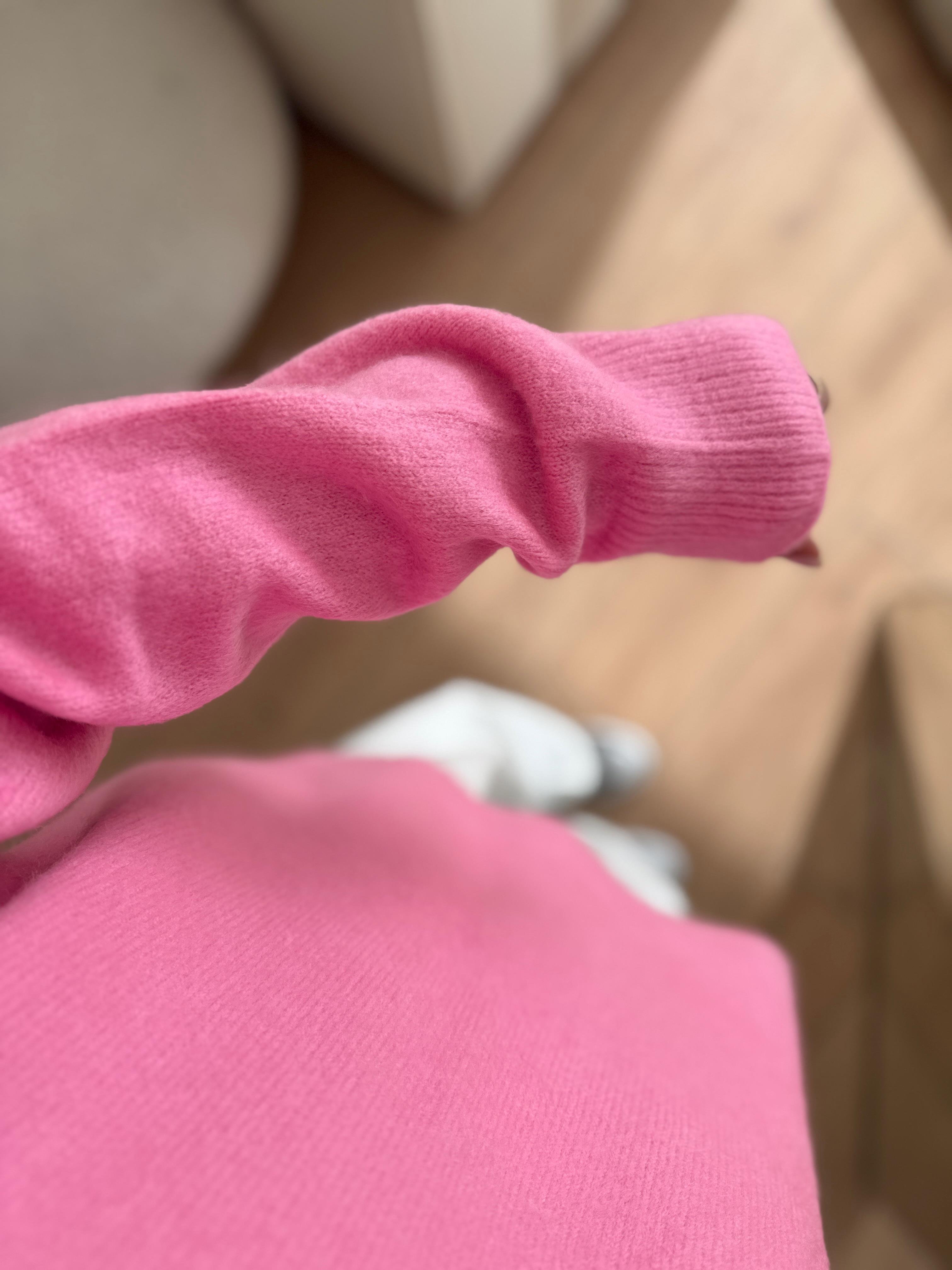 Carol MD Muadil Sakallı Basic Pembe Kazak