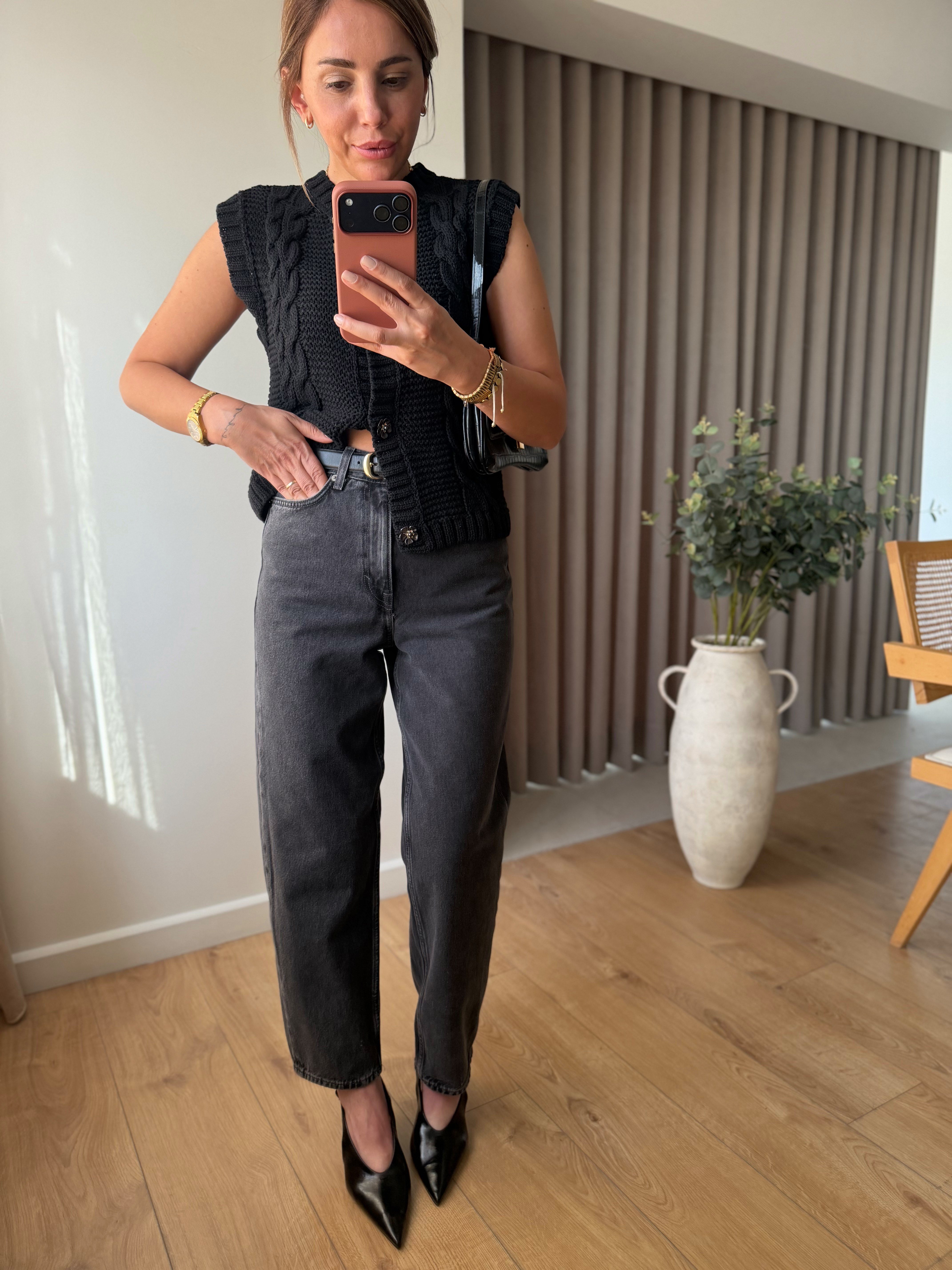 Cos Antrasit Mom Jean