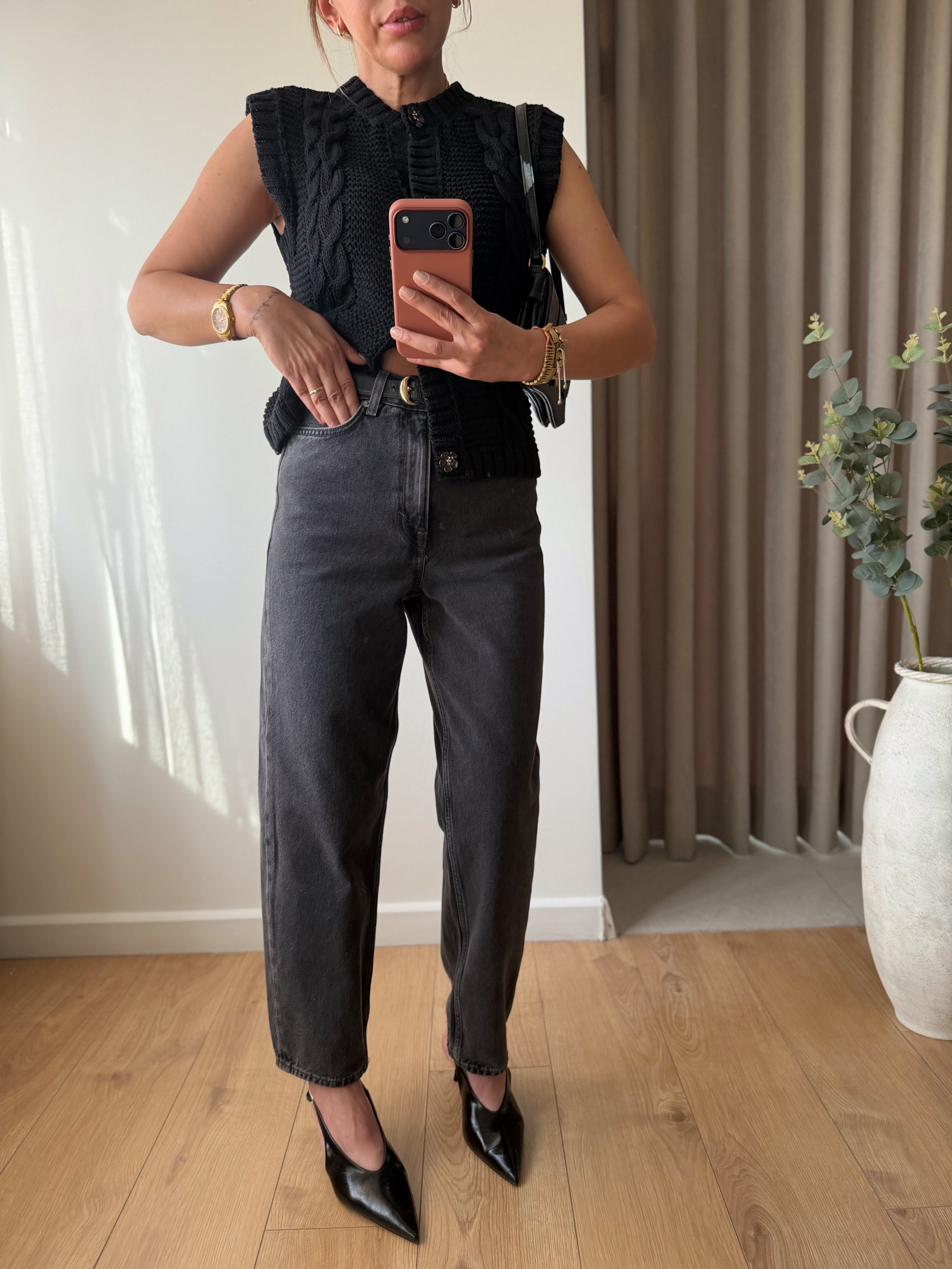 Cos Antrasit Mom Jean