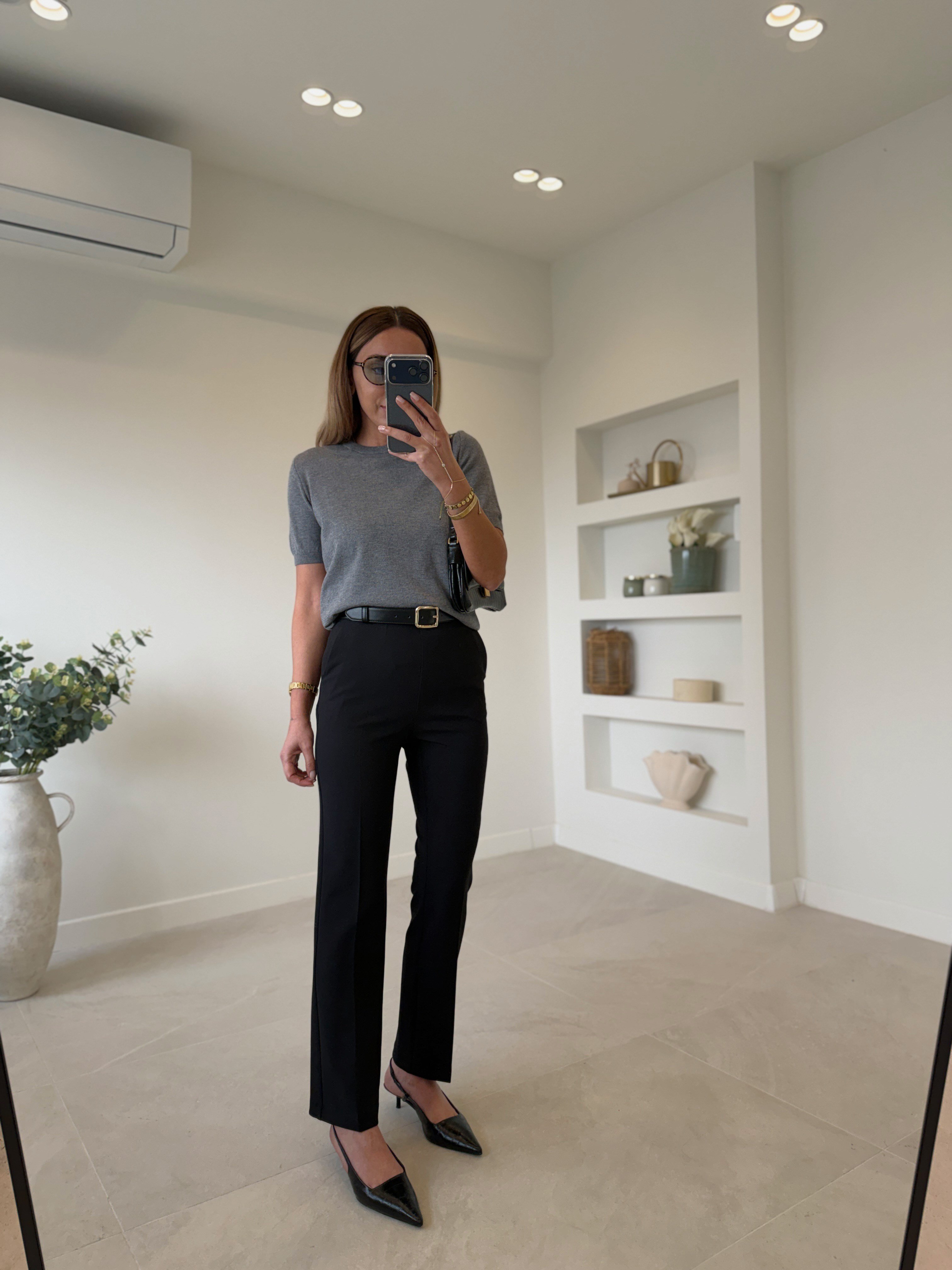 Dilvin 72249 Fit Siyah Pantolon