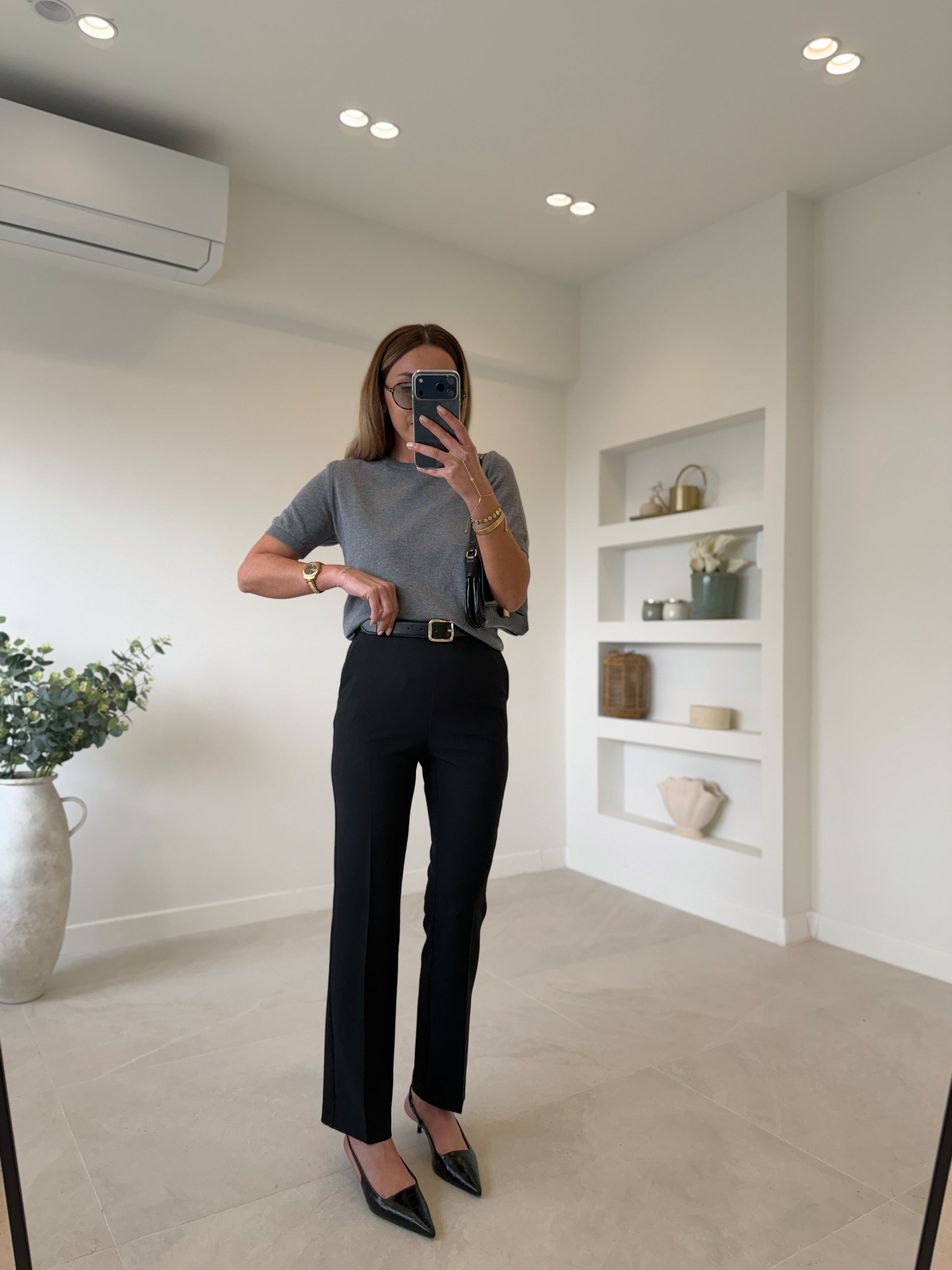 Dilvin 72249 Fit Siyah Pantolon
