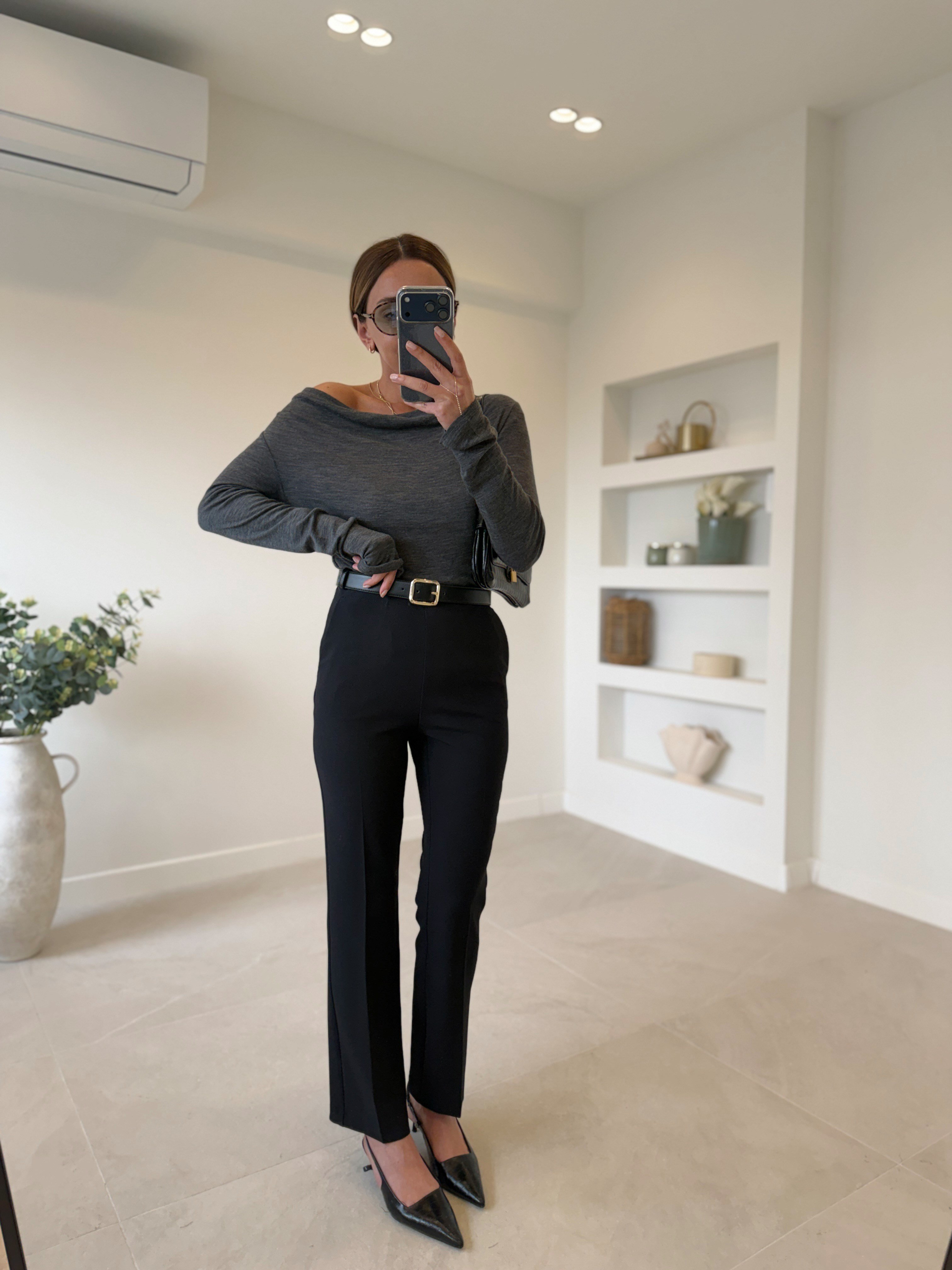 Dilvin 72249 Fit Siyah Pantolon