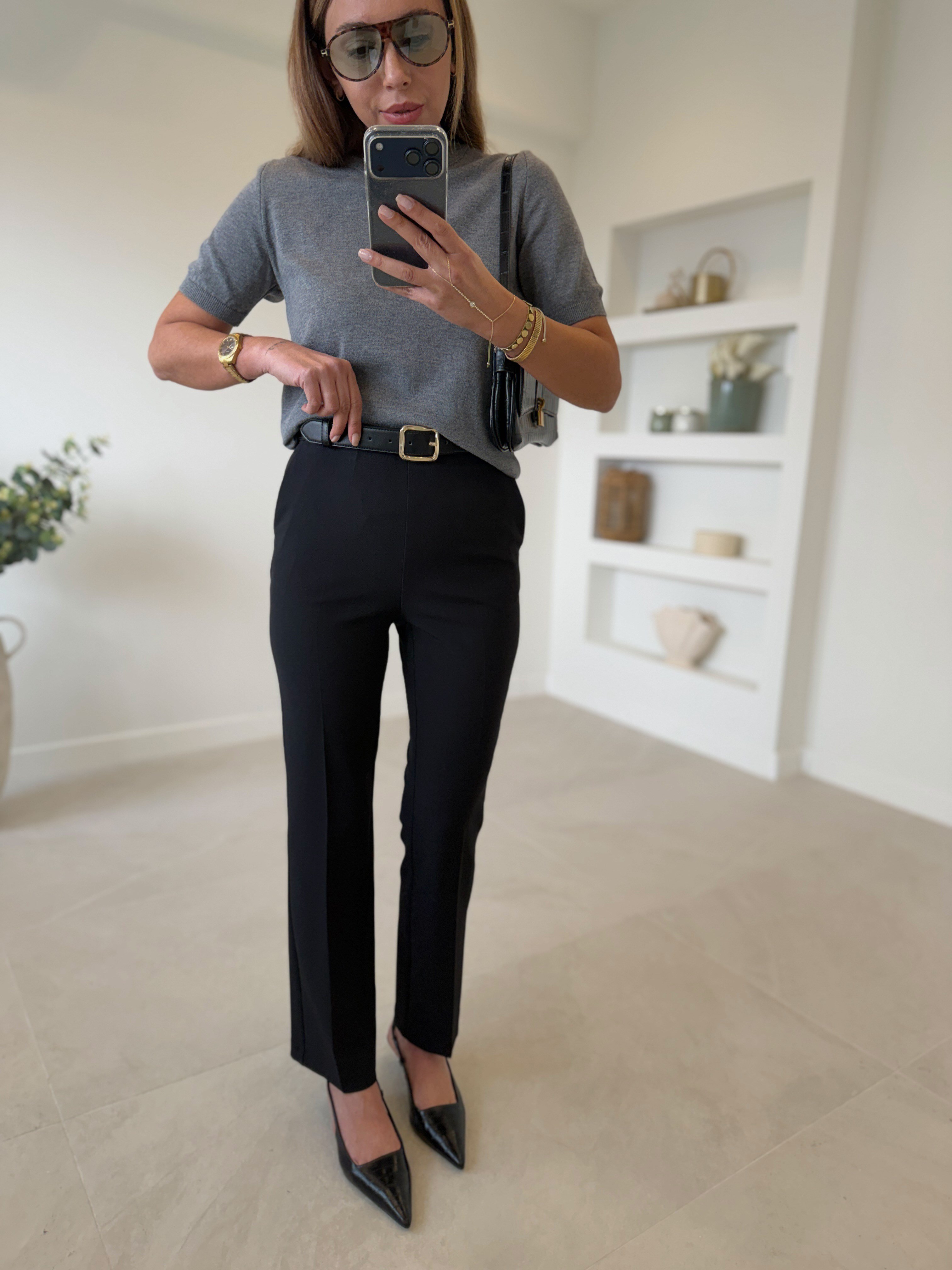 Dilvin 72249 Fit Siyah Pantolon